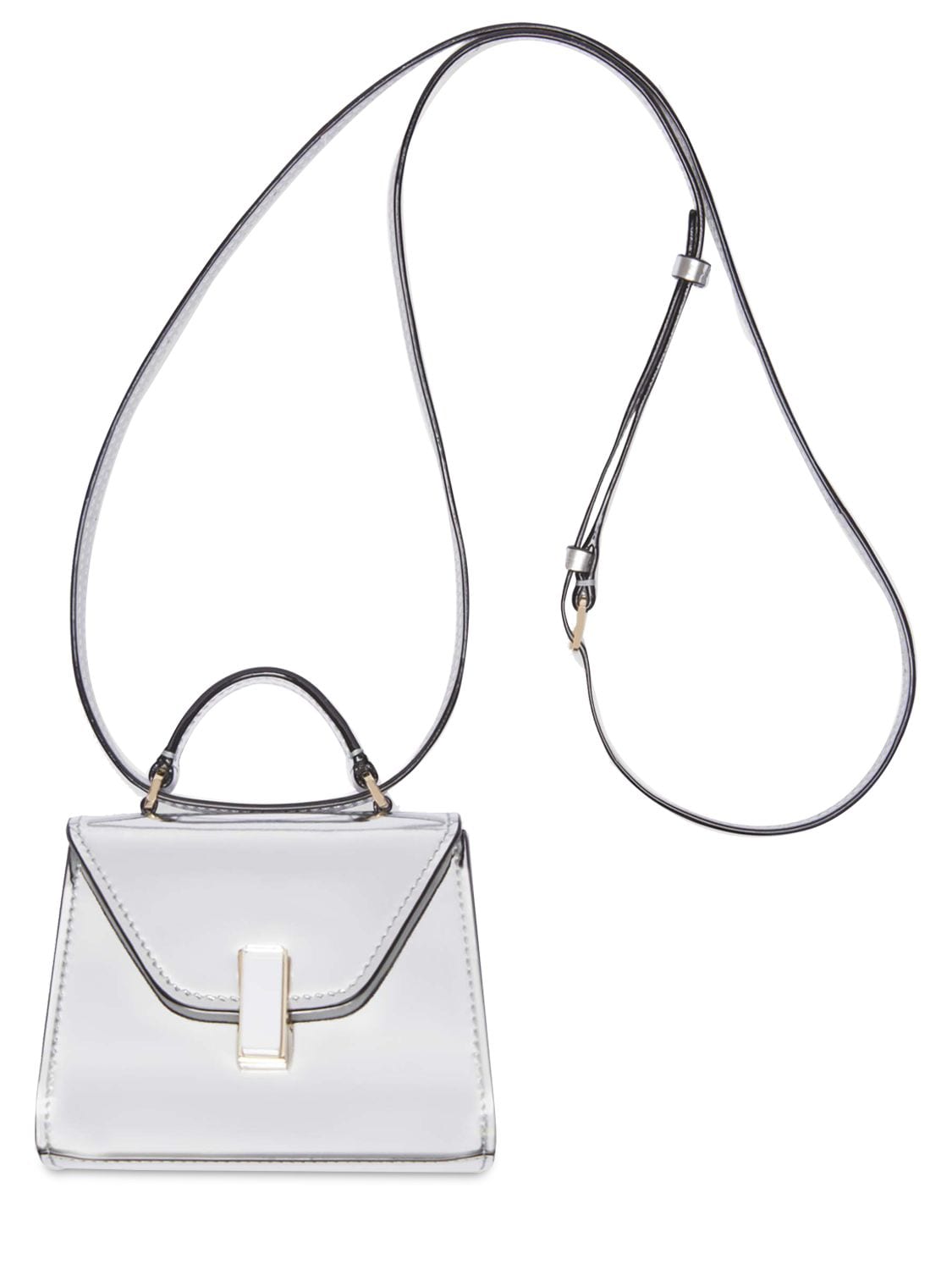 Valextra Iside Mirror Belt Bag In Silver | ModeSens
