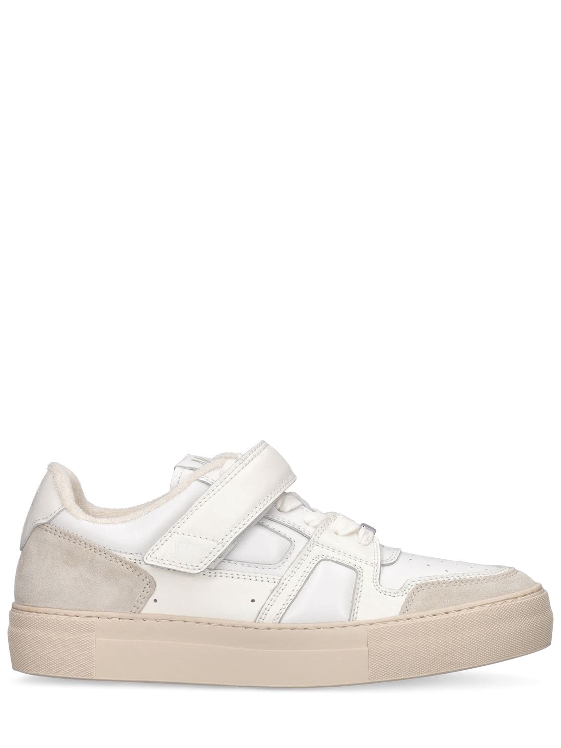 Smooth Leather Low Top Sneakers