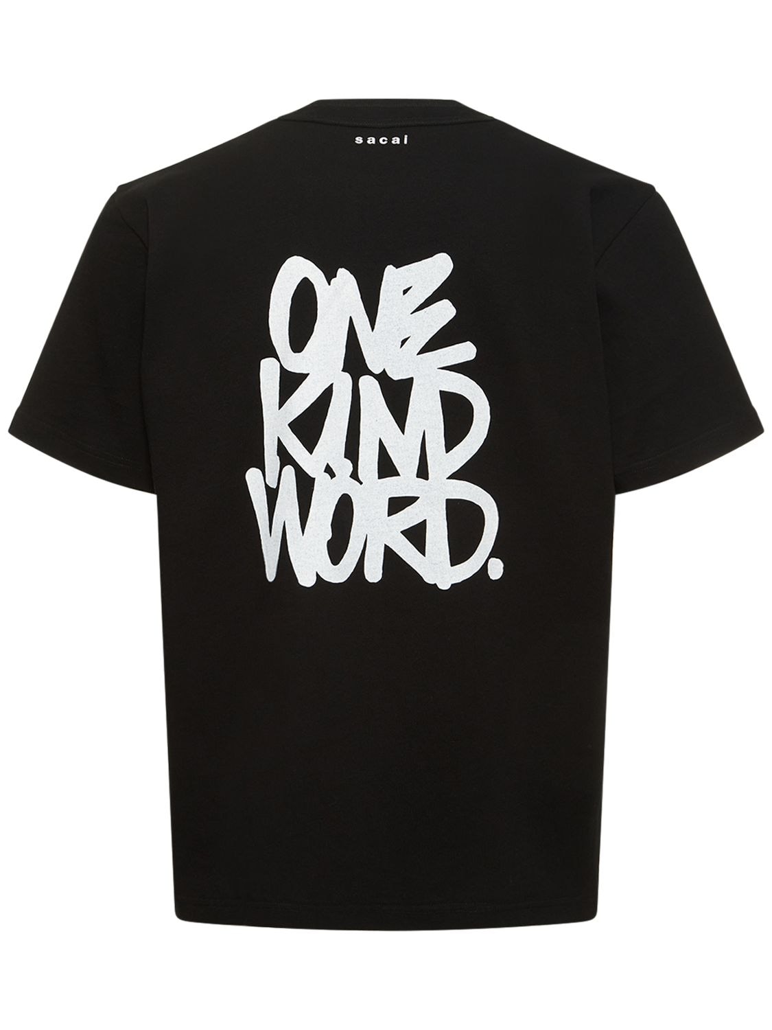 Sacai X Eric Haze One Kind Word T-shirt In Black | ModeSens