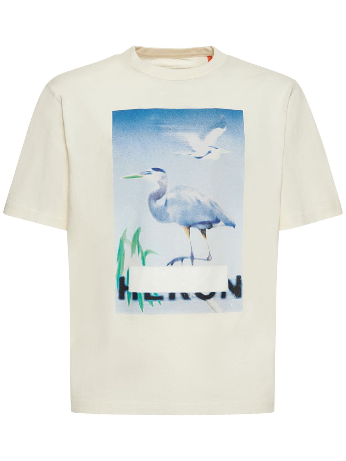 Censored Heron Cotton Jersey T-shirt