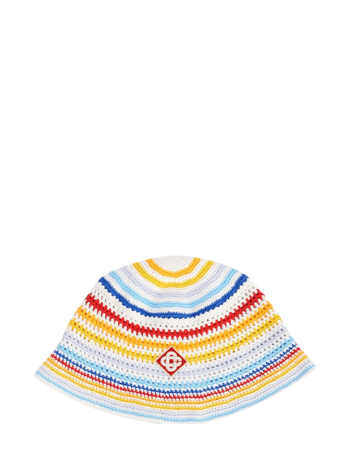 Rainbow Cotton Crochet Bucket Hat