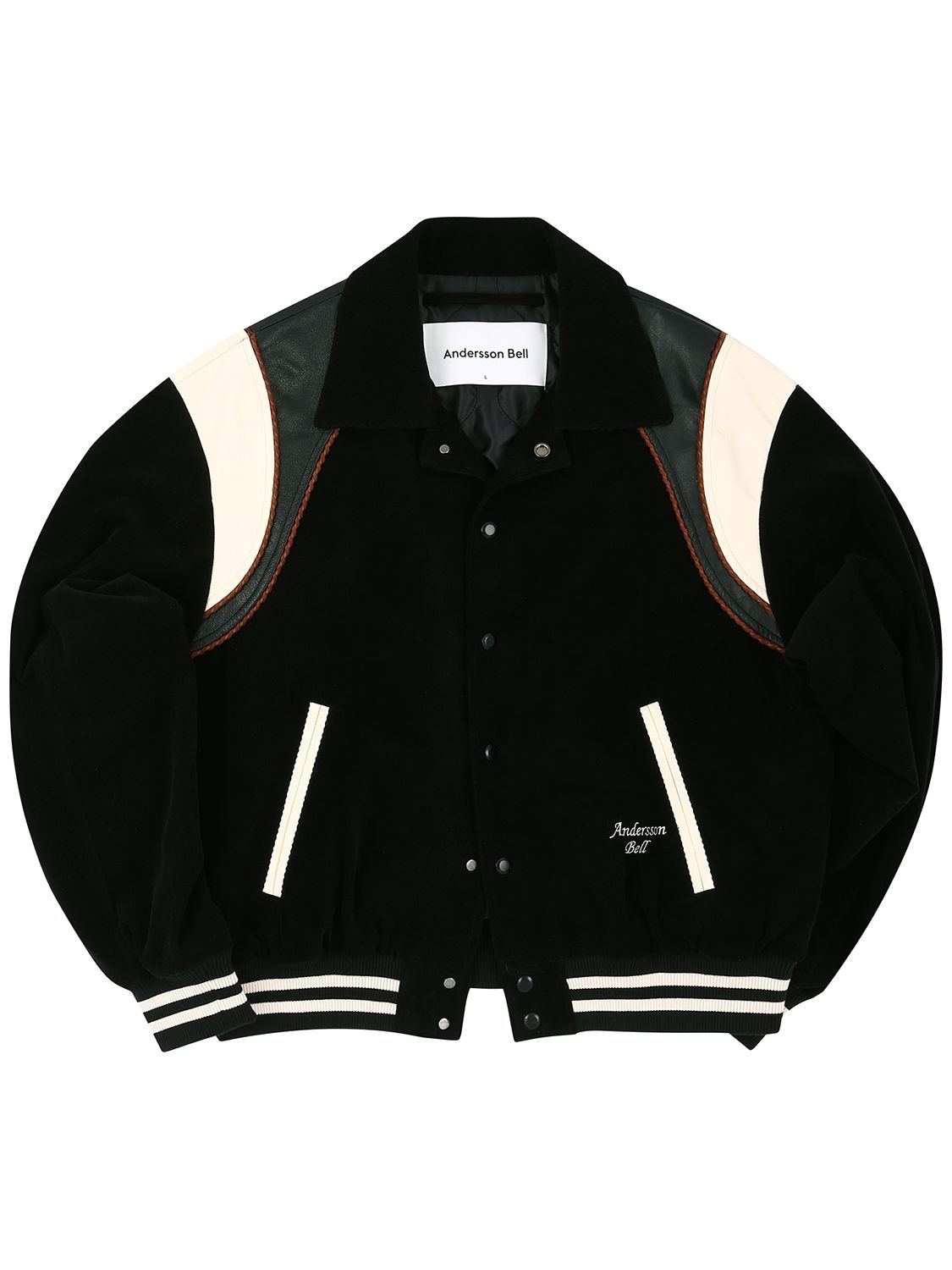 Andersson Bell Motorcycle Leather Varsity Jacket