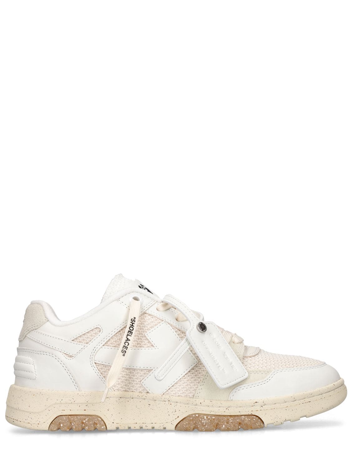 OFF-WHITE SLIM OUT OF OFFICE LEATHER SNEAKERS