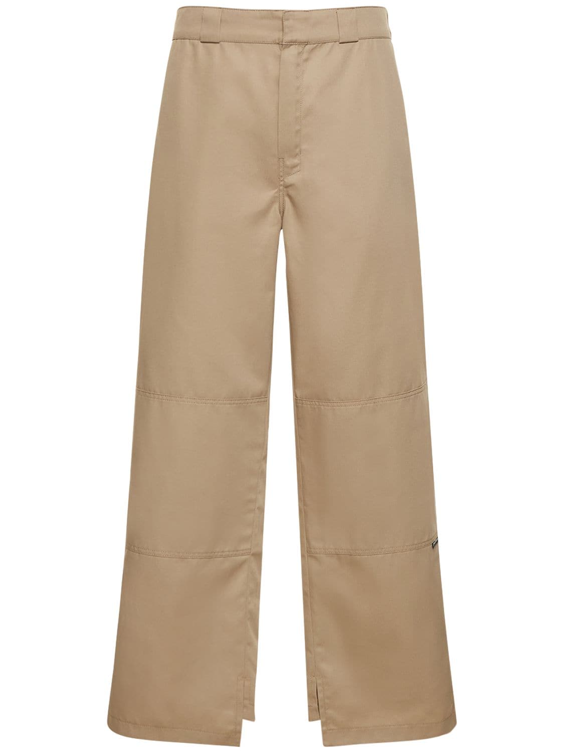 PALM ANGELS REVERSED WAISTBAND CHINO PANTS