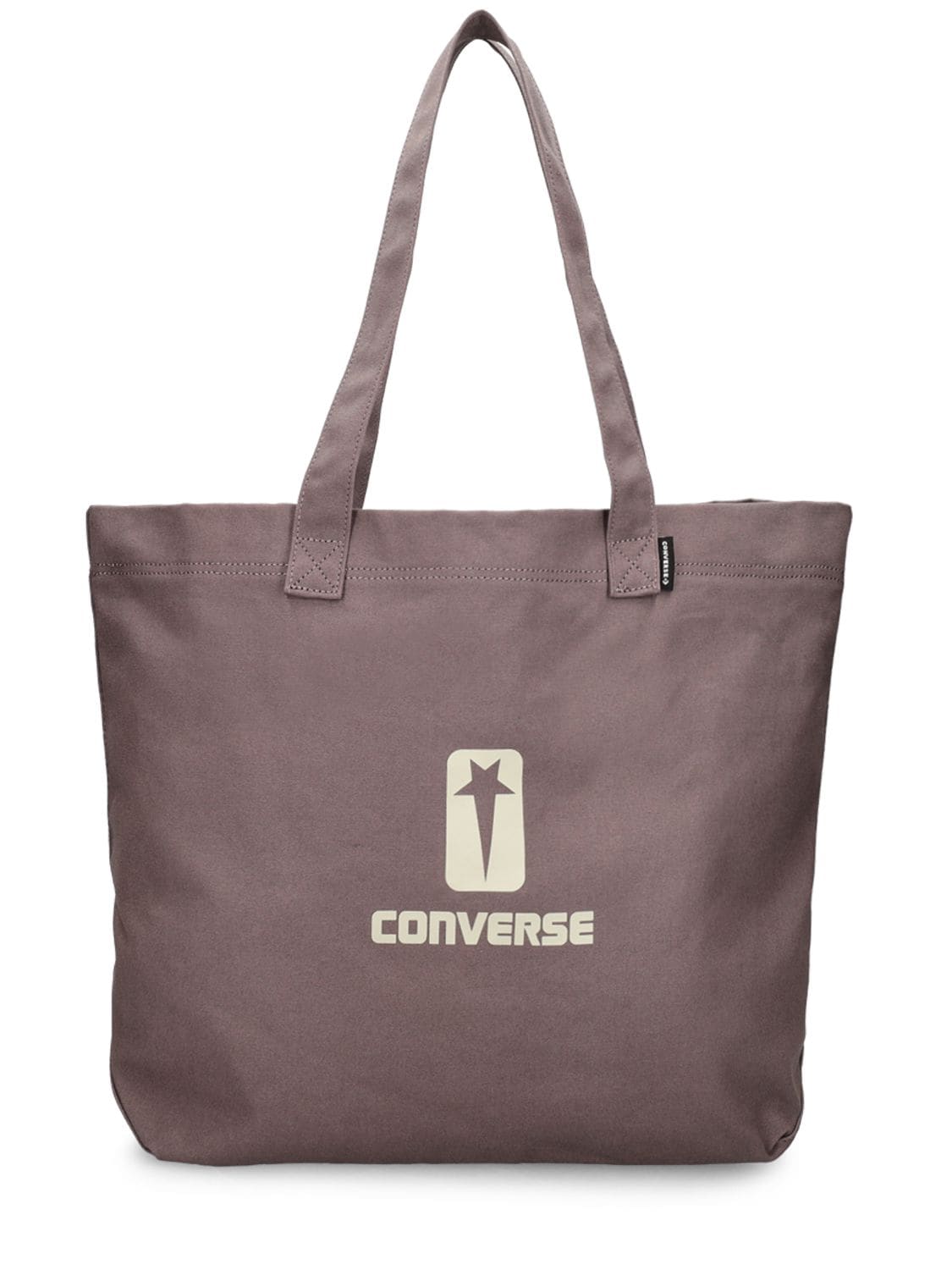 Drkshdw X Converse Converse Logo Cotton Tote Bag In Dust