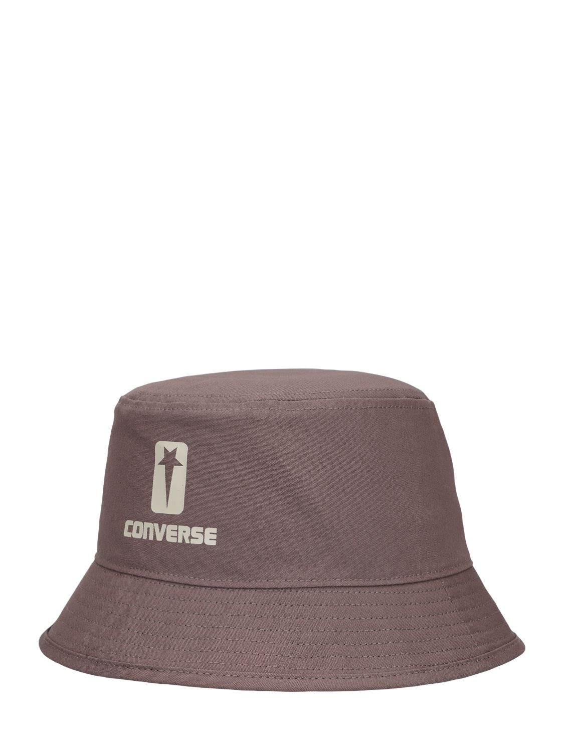 Shop Drkshdw X Converse Converse Printed Cotton Bucket Hat In Dust