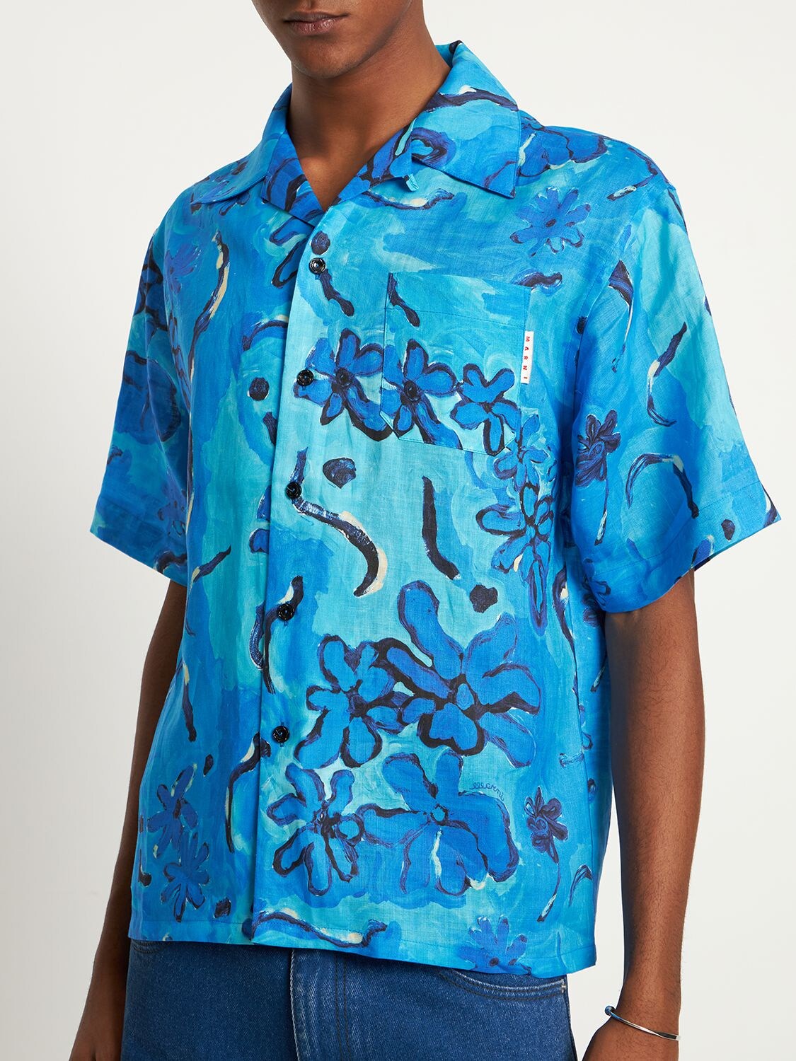 Flaminia Flaminia Viscose Shirt In Light Blue