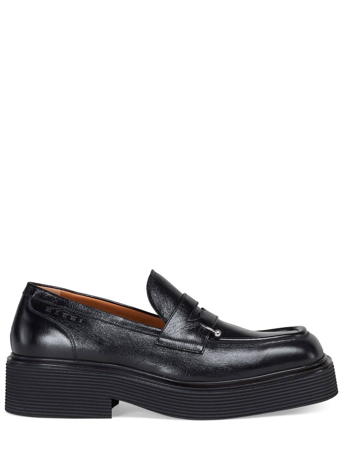 MARNI LEATHER LOAFERS