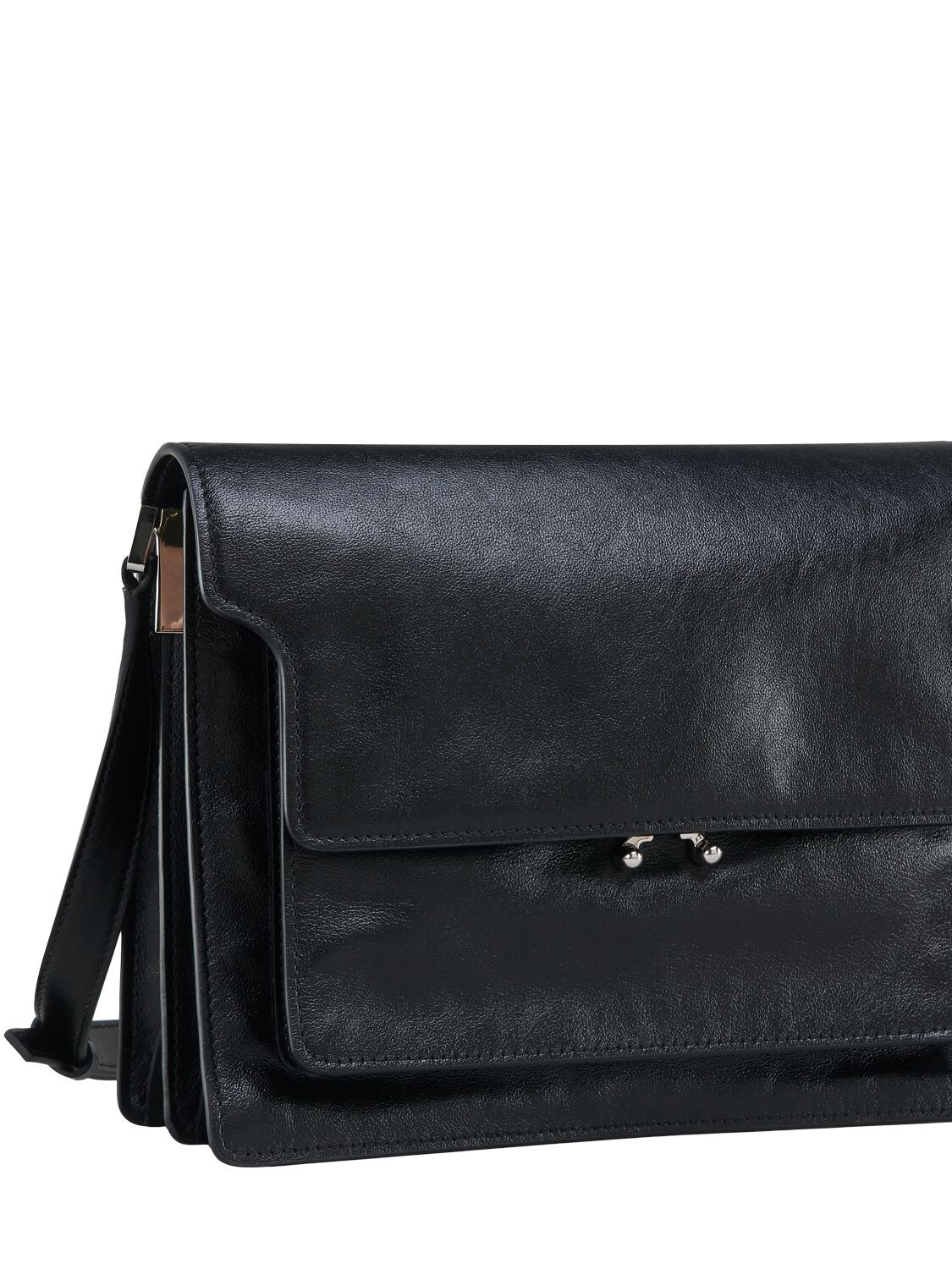 Trunk Soft Large Bag in black leather