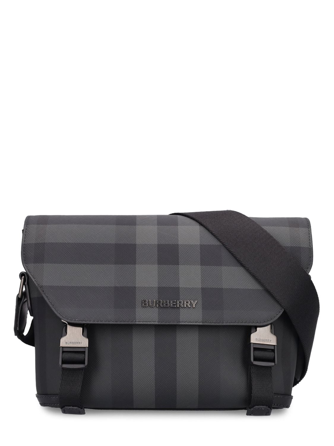 Burberry Small Crossbody Messenger In Charcoal