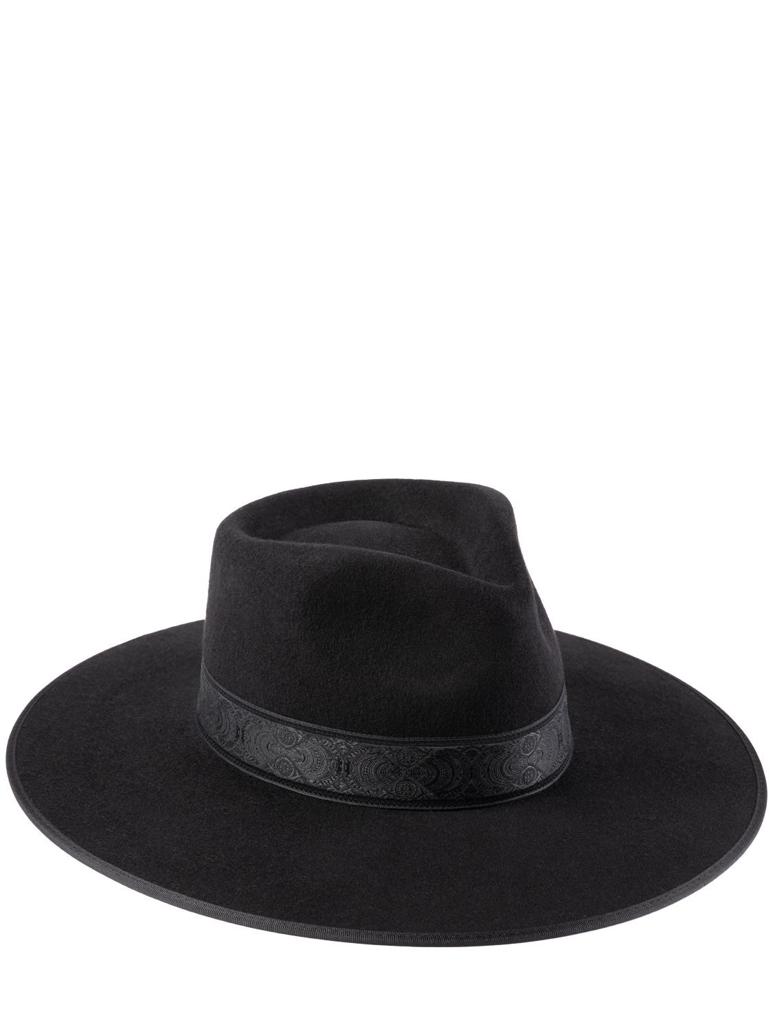 Shop Lack Of Color Noir Rancher Wool Hat In Black