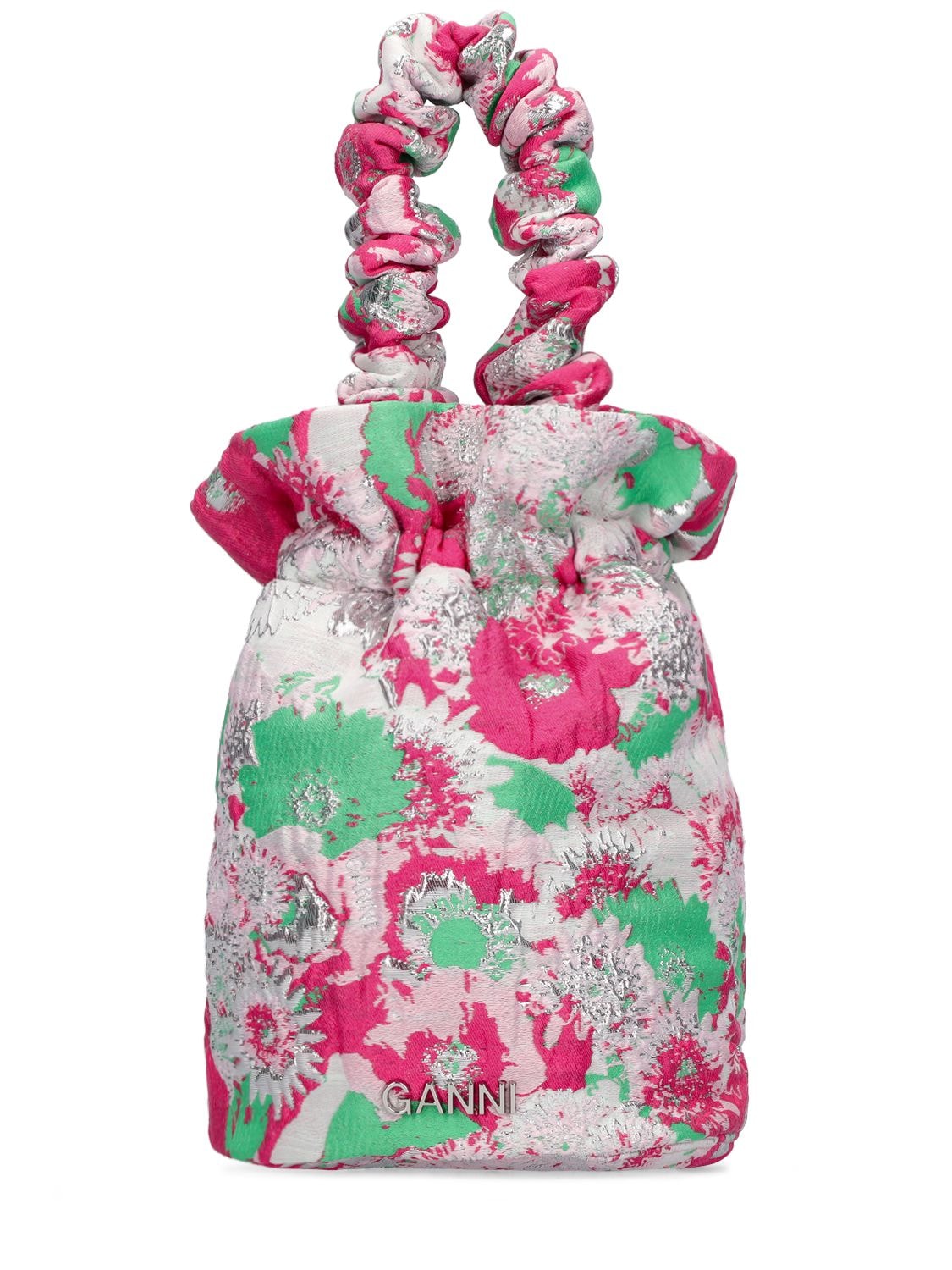 3d Jacquard Occasion Top Handle Bag