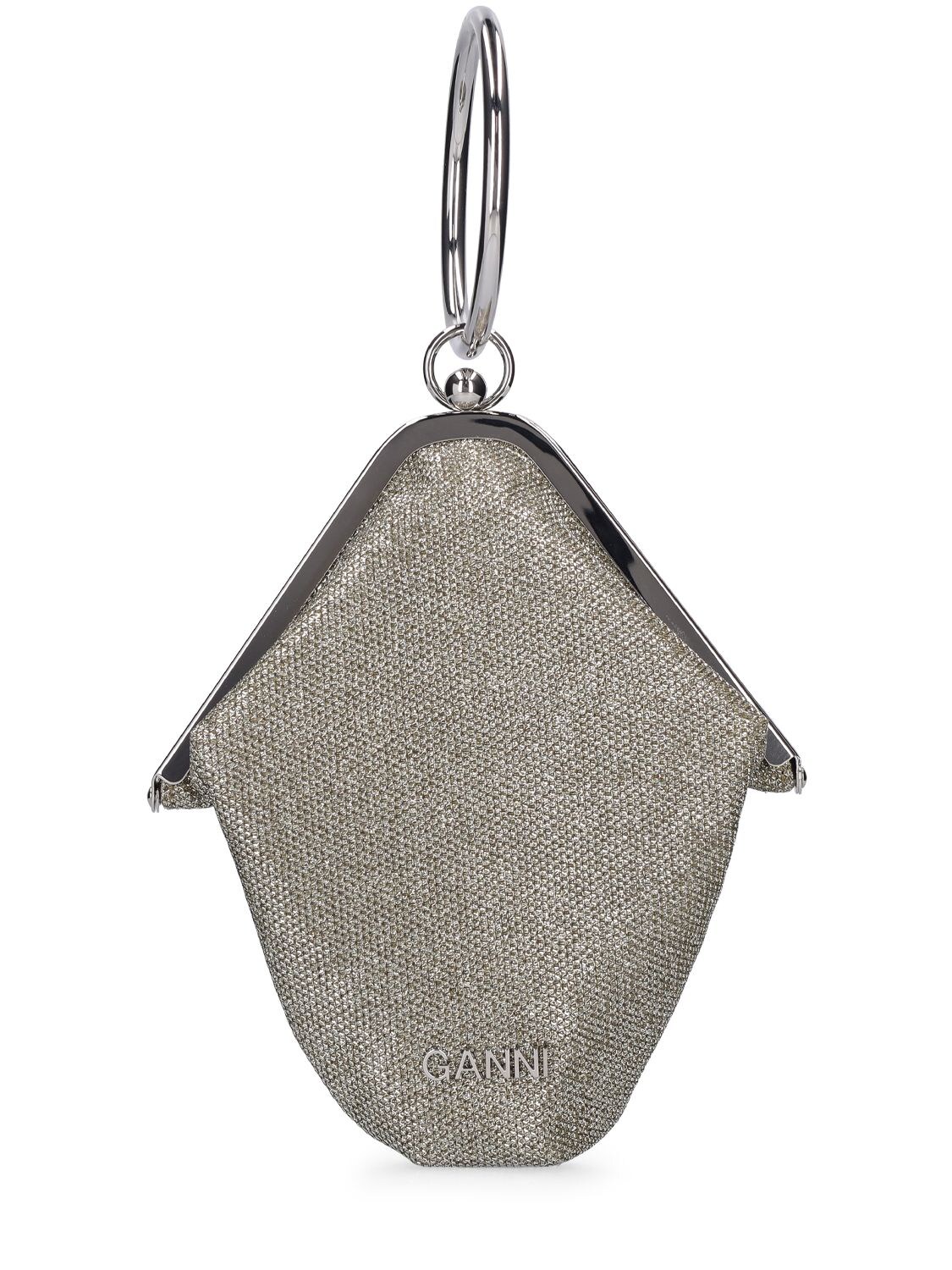 GANNI Diamond Bangle Glittered Clutch