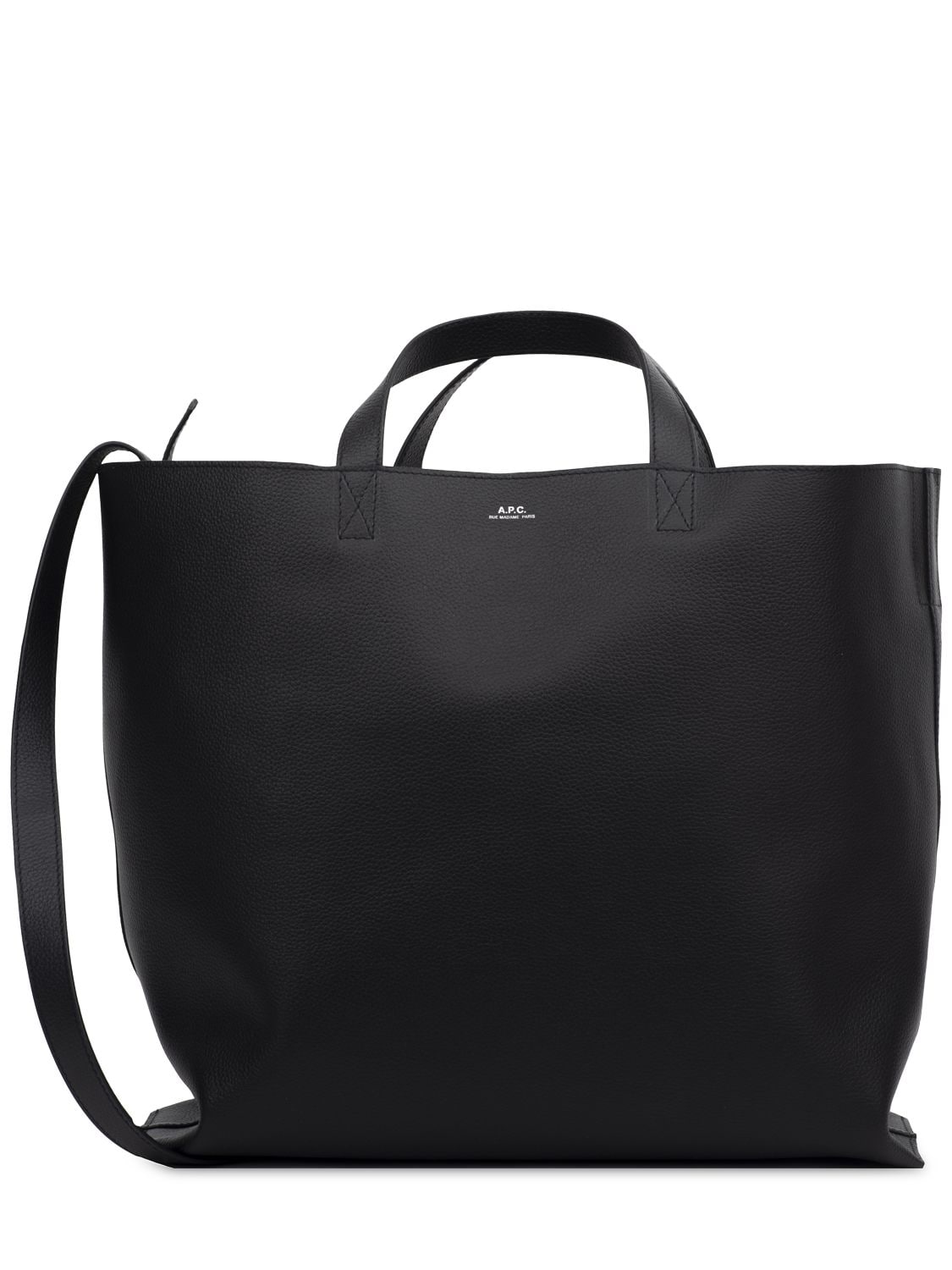 A.p.c. Cabas Maiko Horizontal Tote Bag In Black | ModeSens