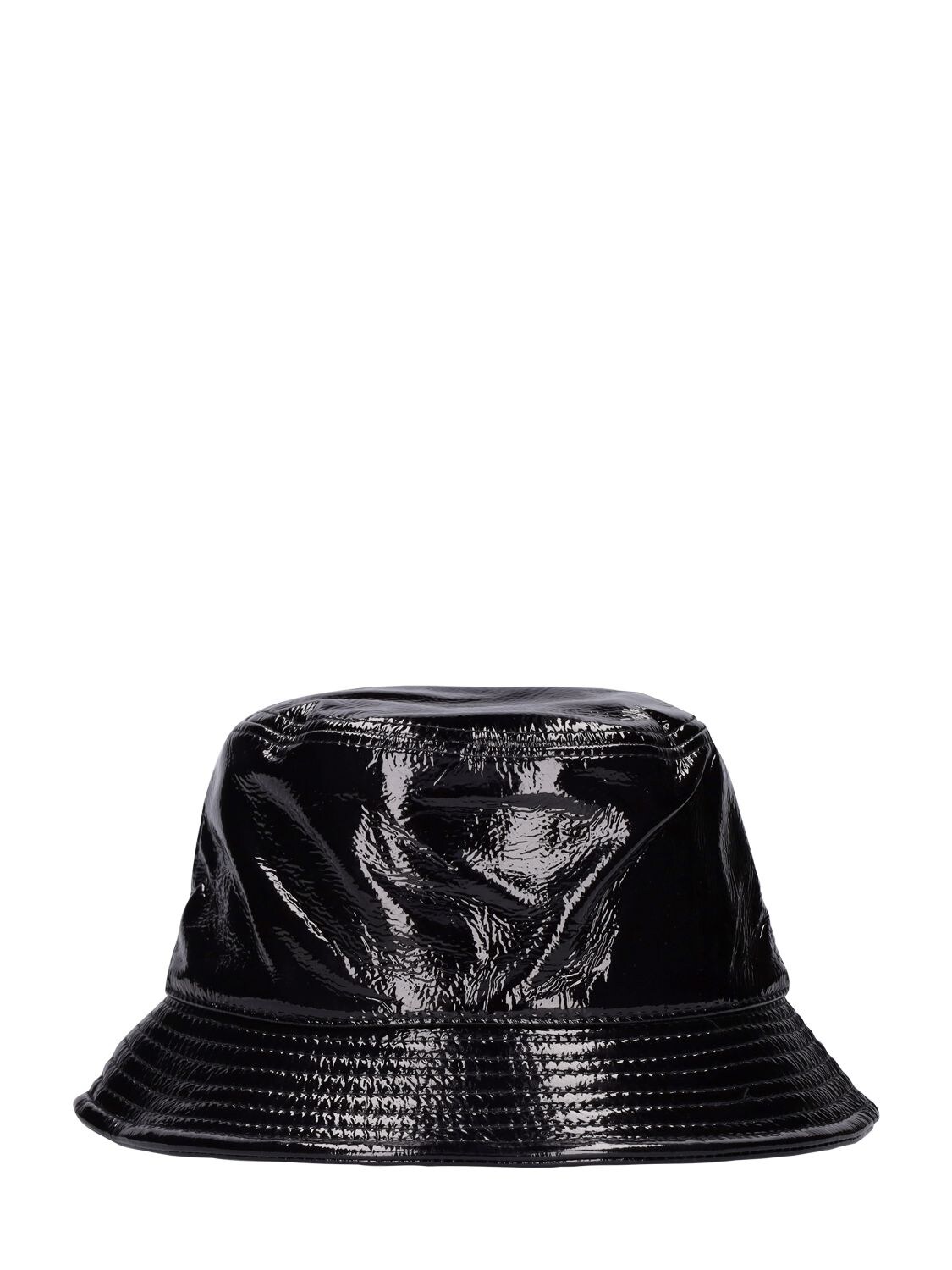 Vida Faux Leather Shiny Bucket Hat – WOMEN > ACCESSORIES > HATS