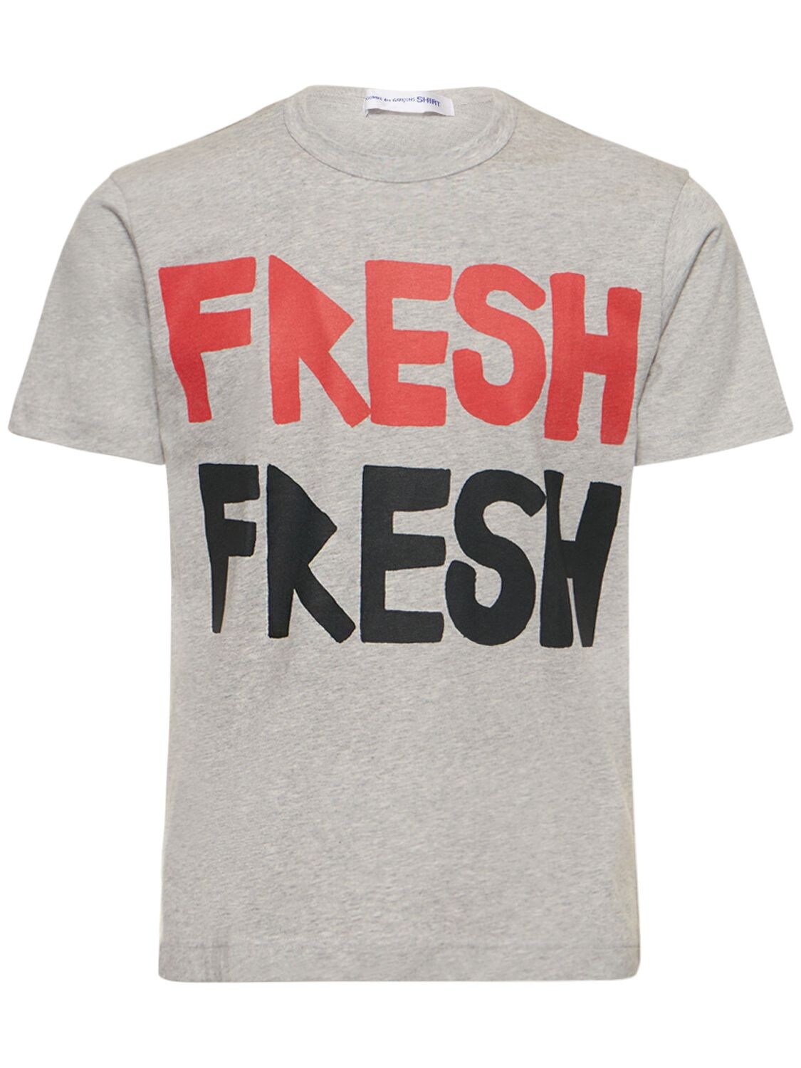 Fresh Printed Cotton T-shirt – MEN > CLOTHING > T-SHIRTS