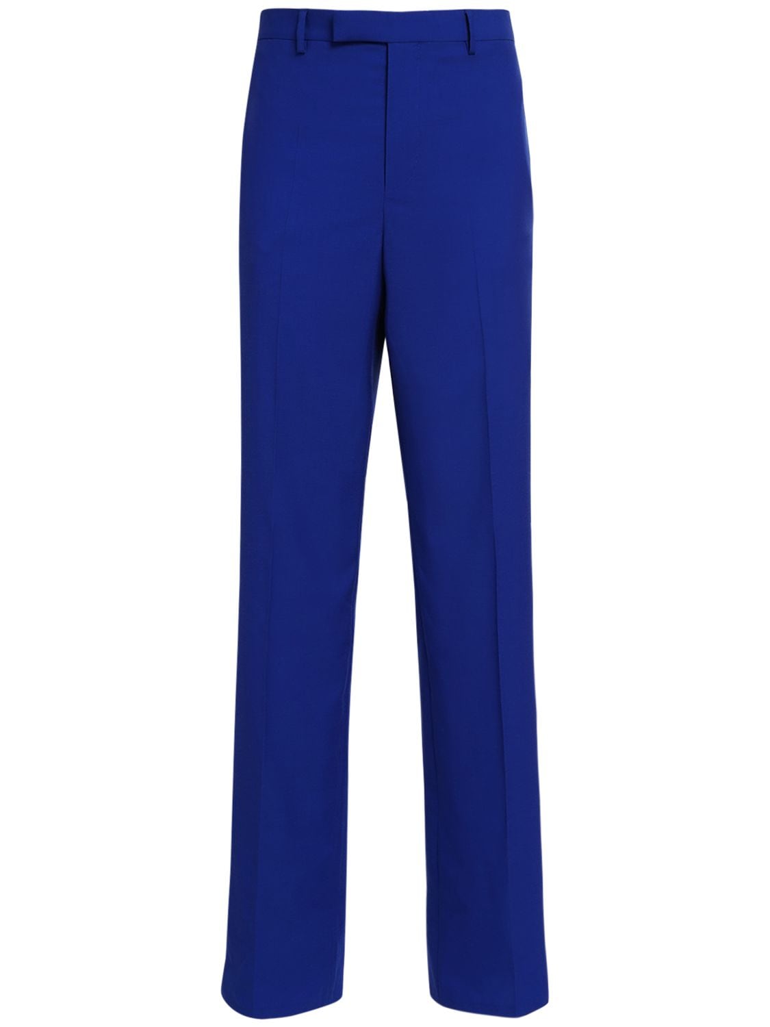 VERSACE SILK & WOOL TWILL FORMAL PANTS