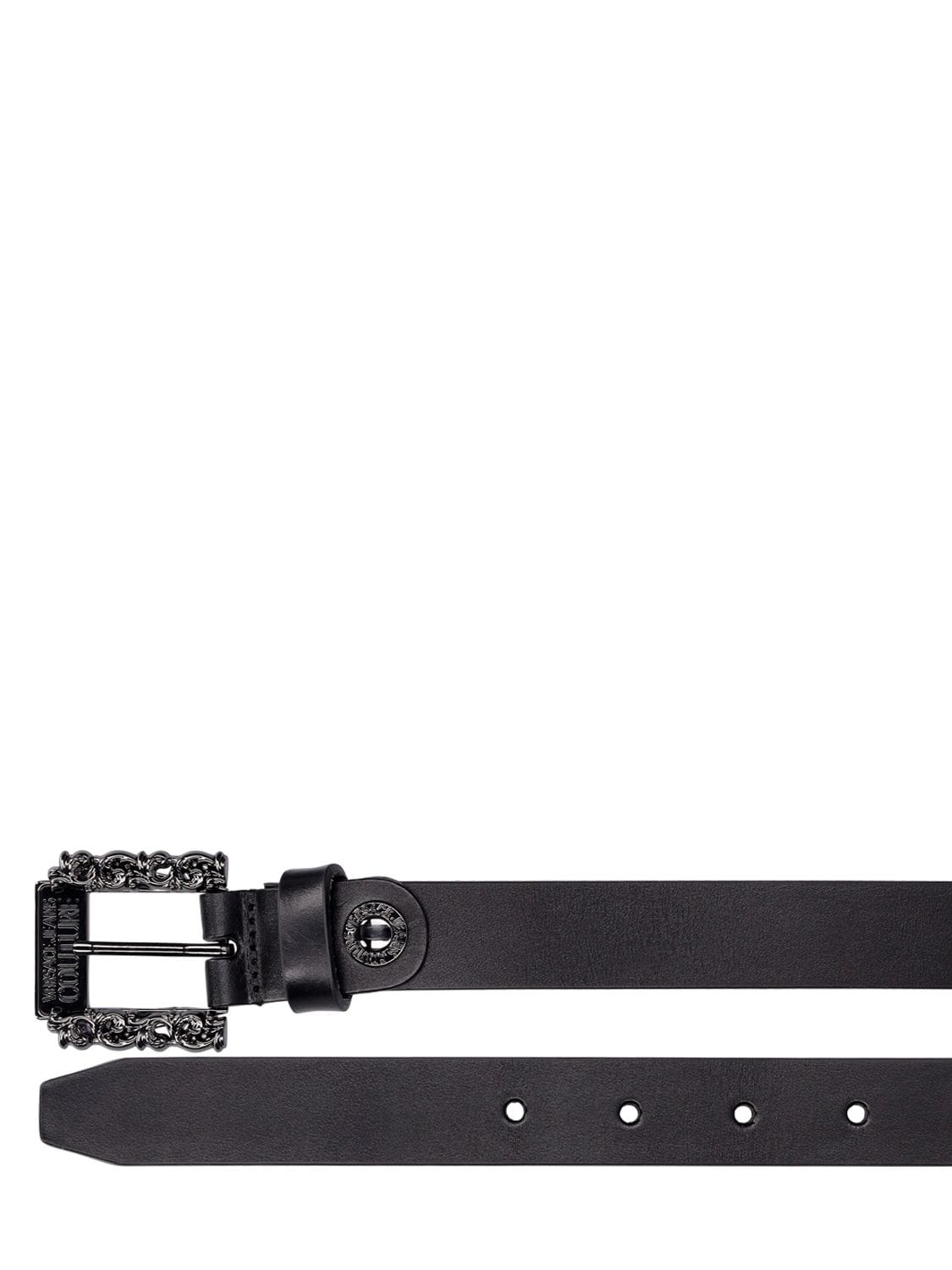 Versace Jeans COUTURE White belt for women with Baroque buckle