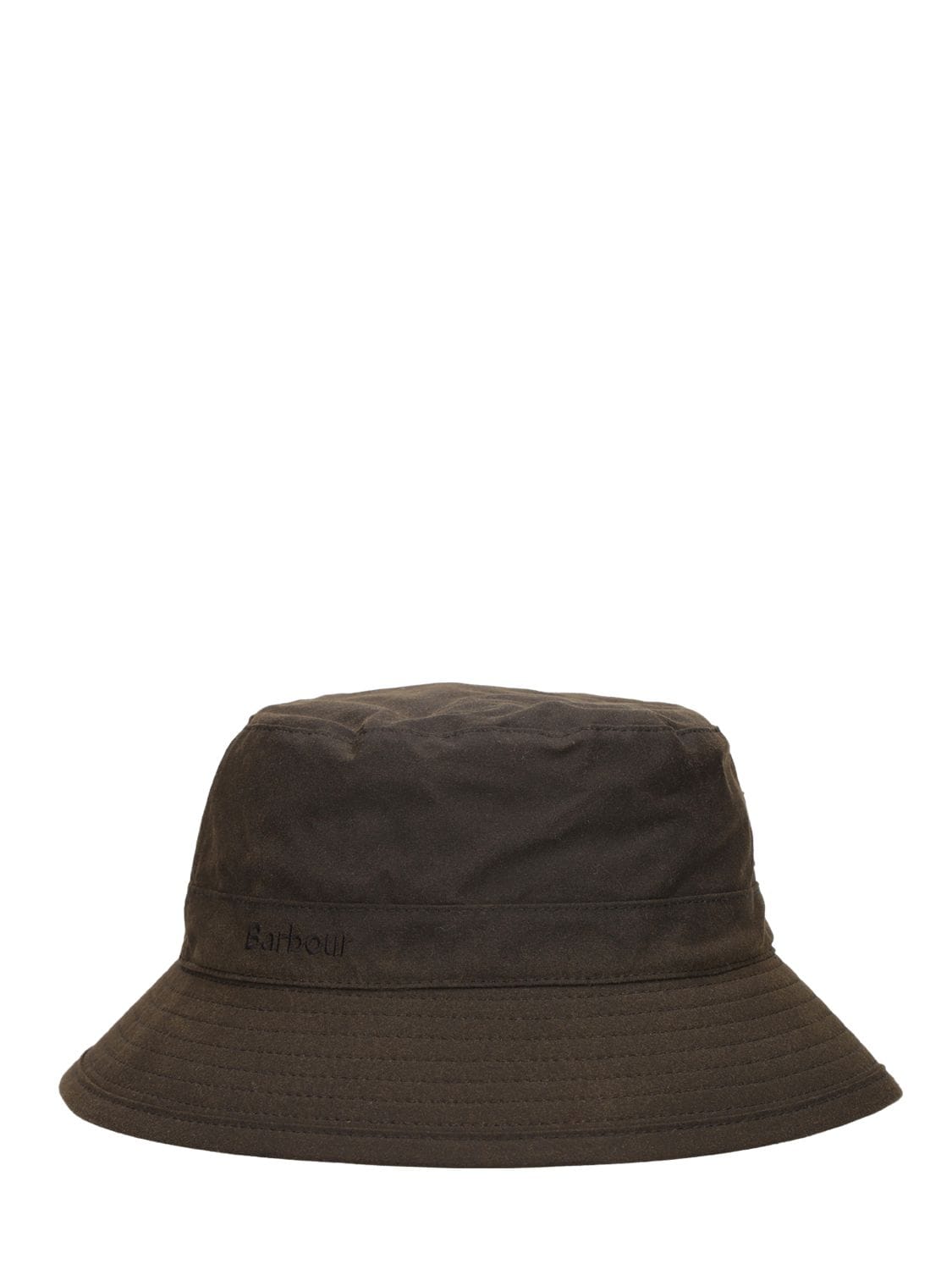 BARBOUR WAXED COTTON BUCKET HAT