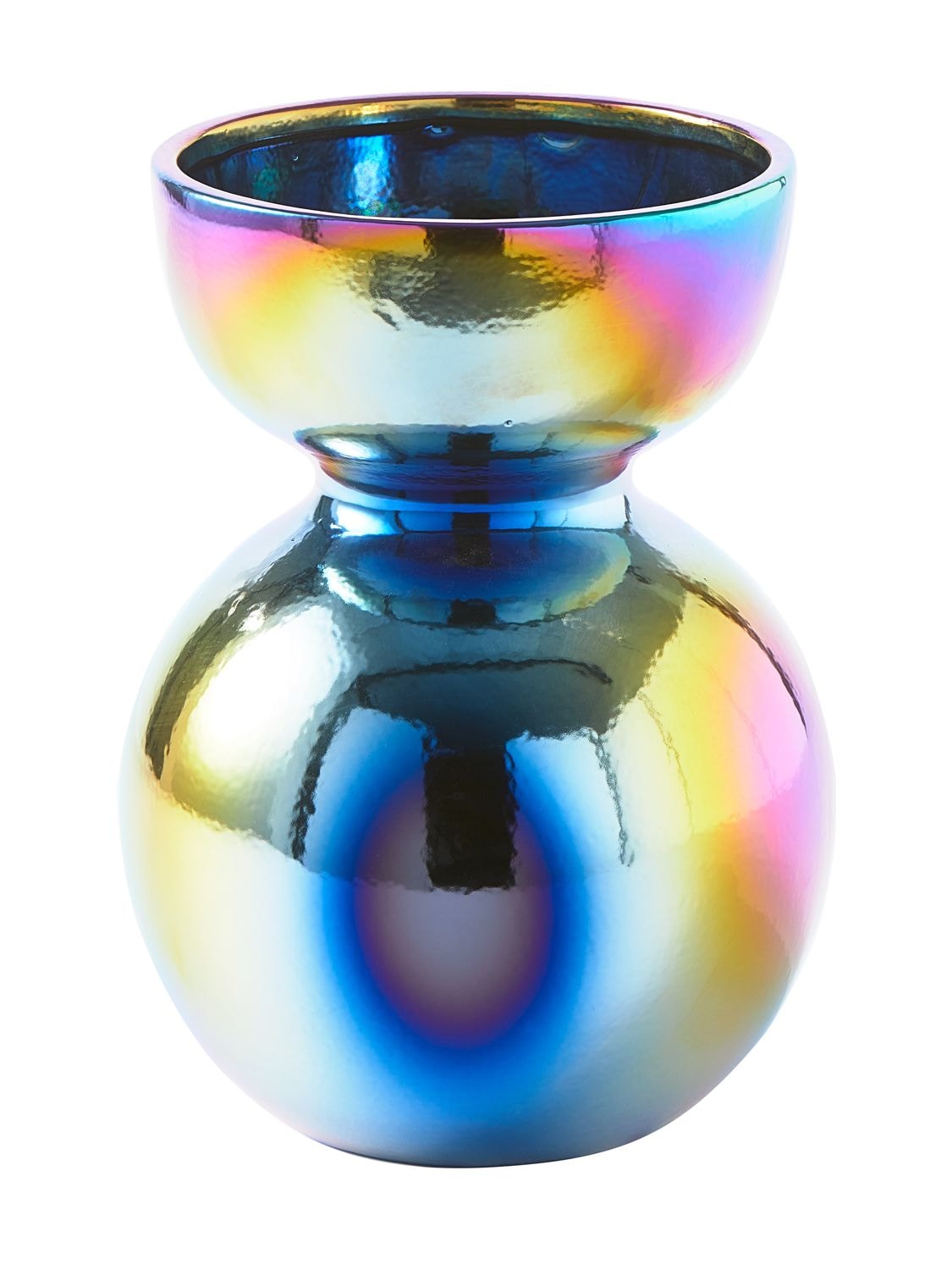 Polspotten Medium Boolb Stoneware Vase In Multicolor