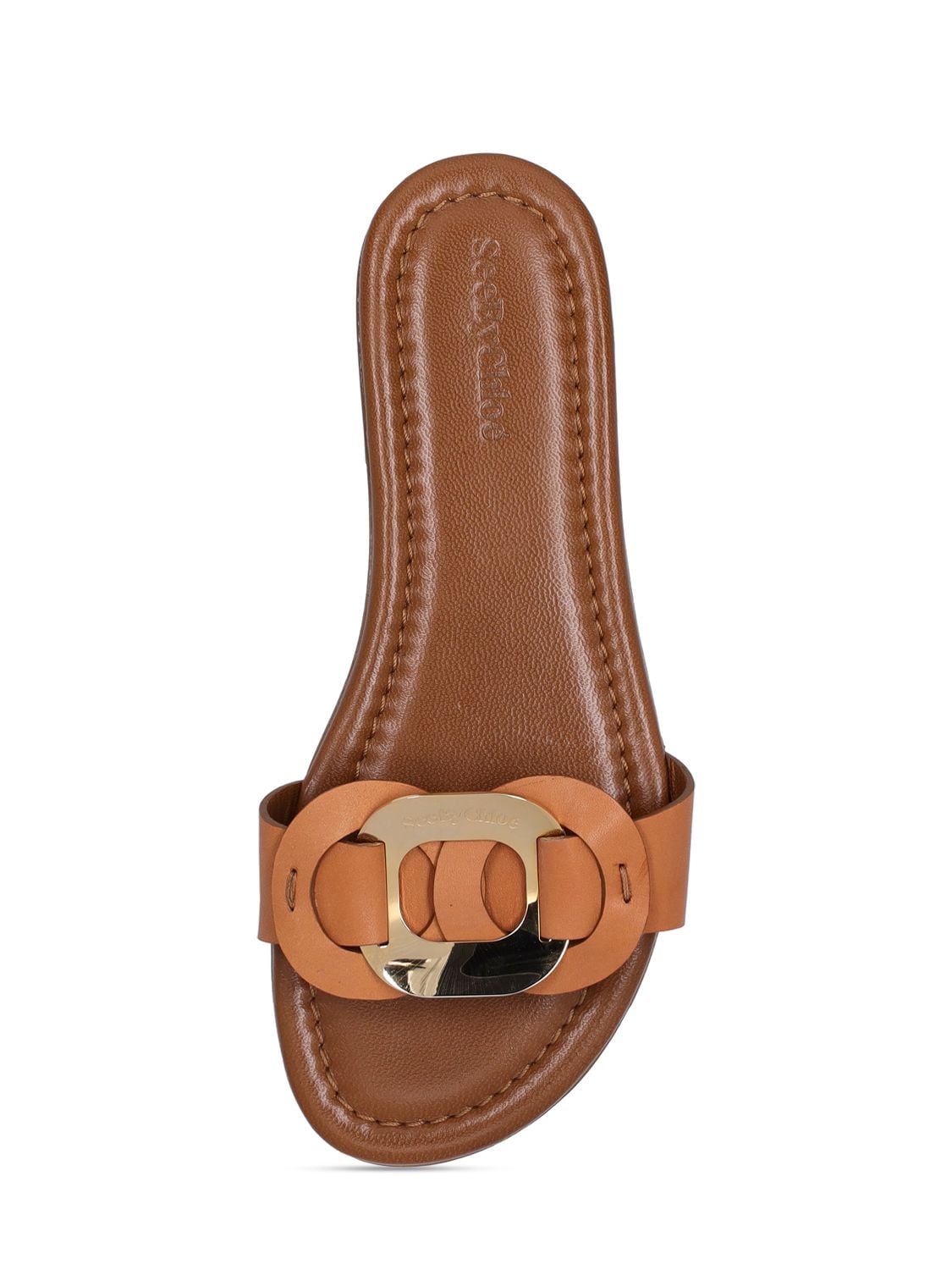 5mm Chany Leather Sandal Flats