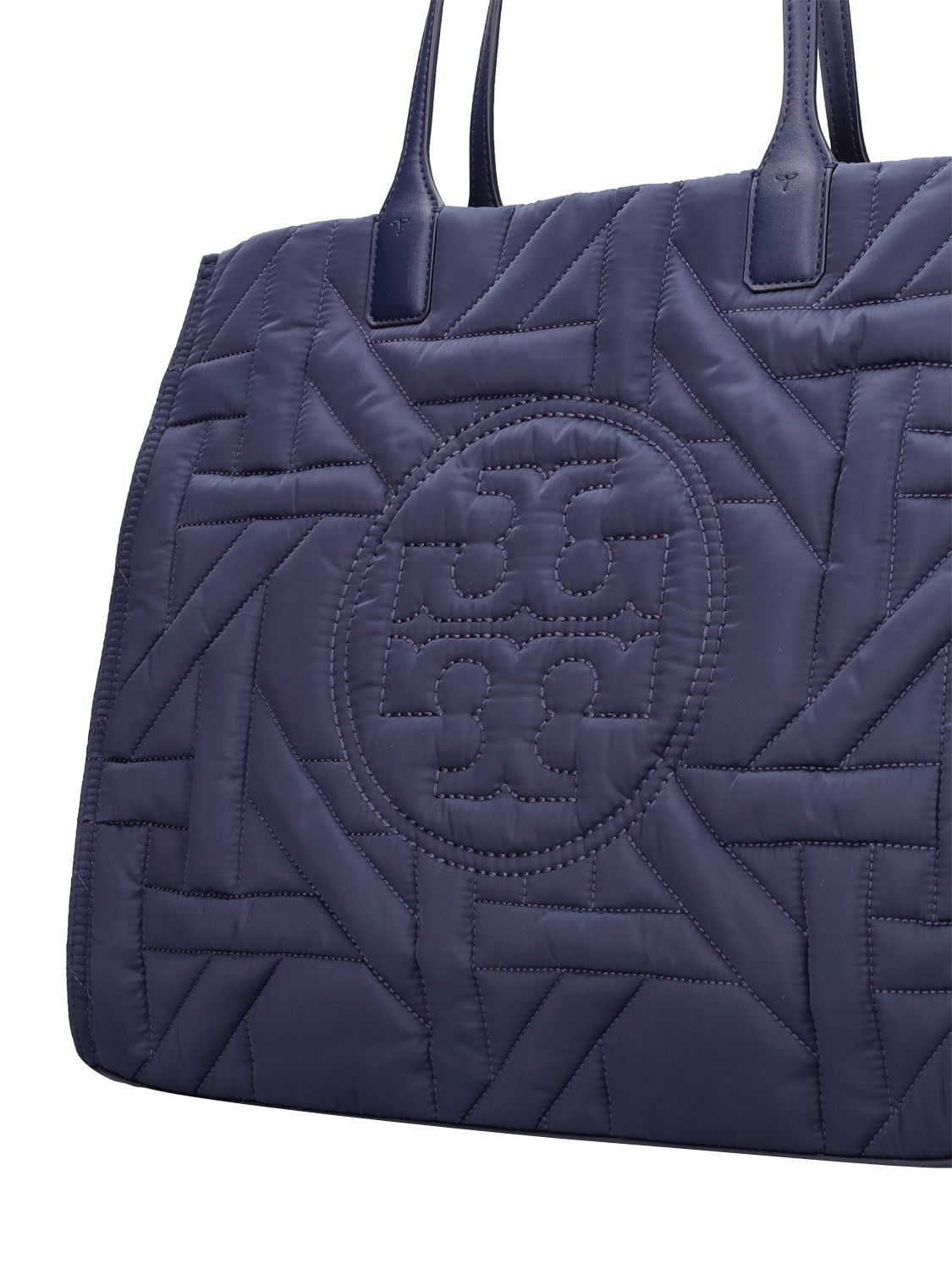 Tory Burch Ella Basketweave Tote Bag In Royal Blue ModeSens
