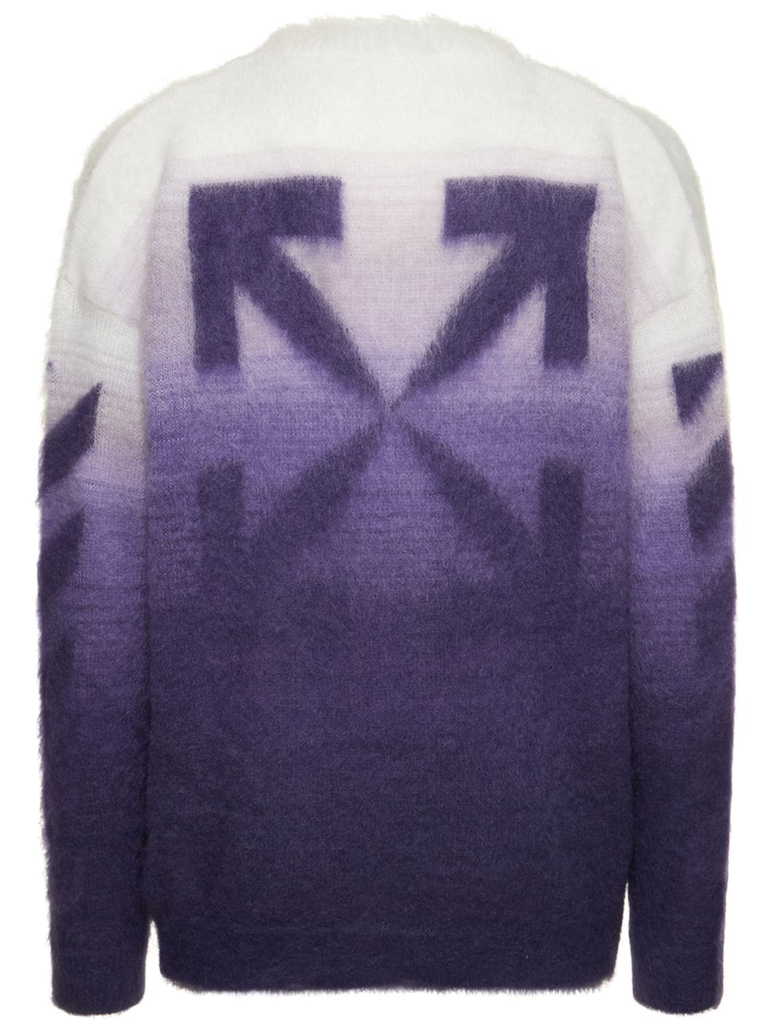 OFF-WHITE Diag Arrow Brushed Knit Sweater