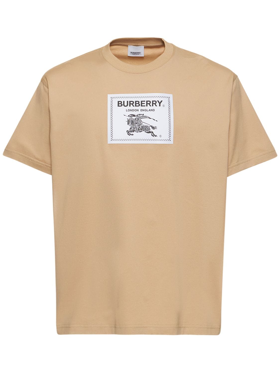 Burberry Label Cotton Jersey T-shirt
