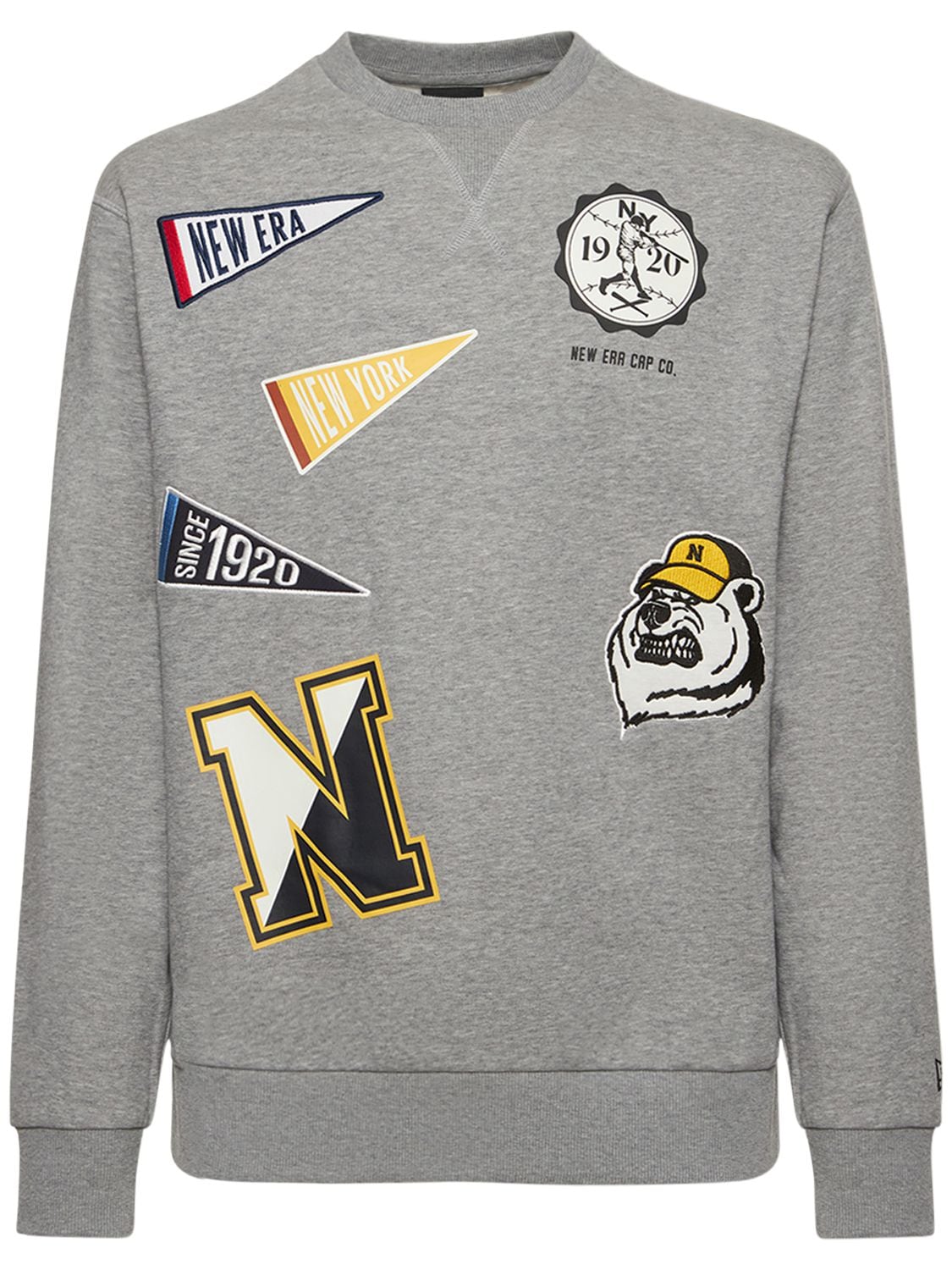 New York Yankees Heritage Grey Crew Neck Sweatshirt