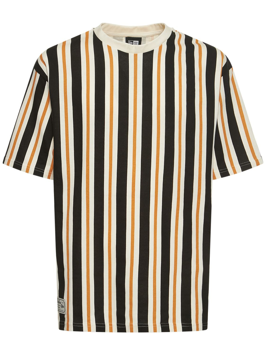 New Era Pinstripe Cotton Jersey T-shirt – MEN > CLOTHING > T-SHIRTS