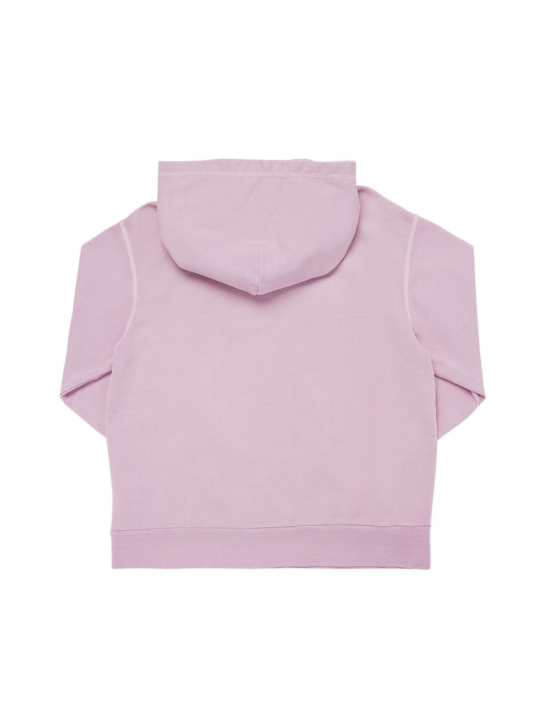 Shop N°21 Cotton Hoodie W/ Logo Patch In Pink