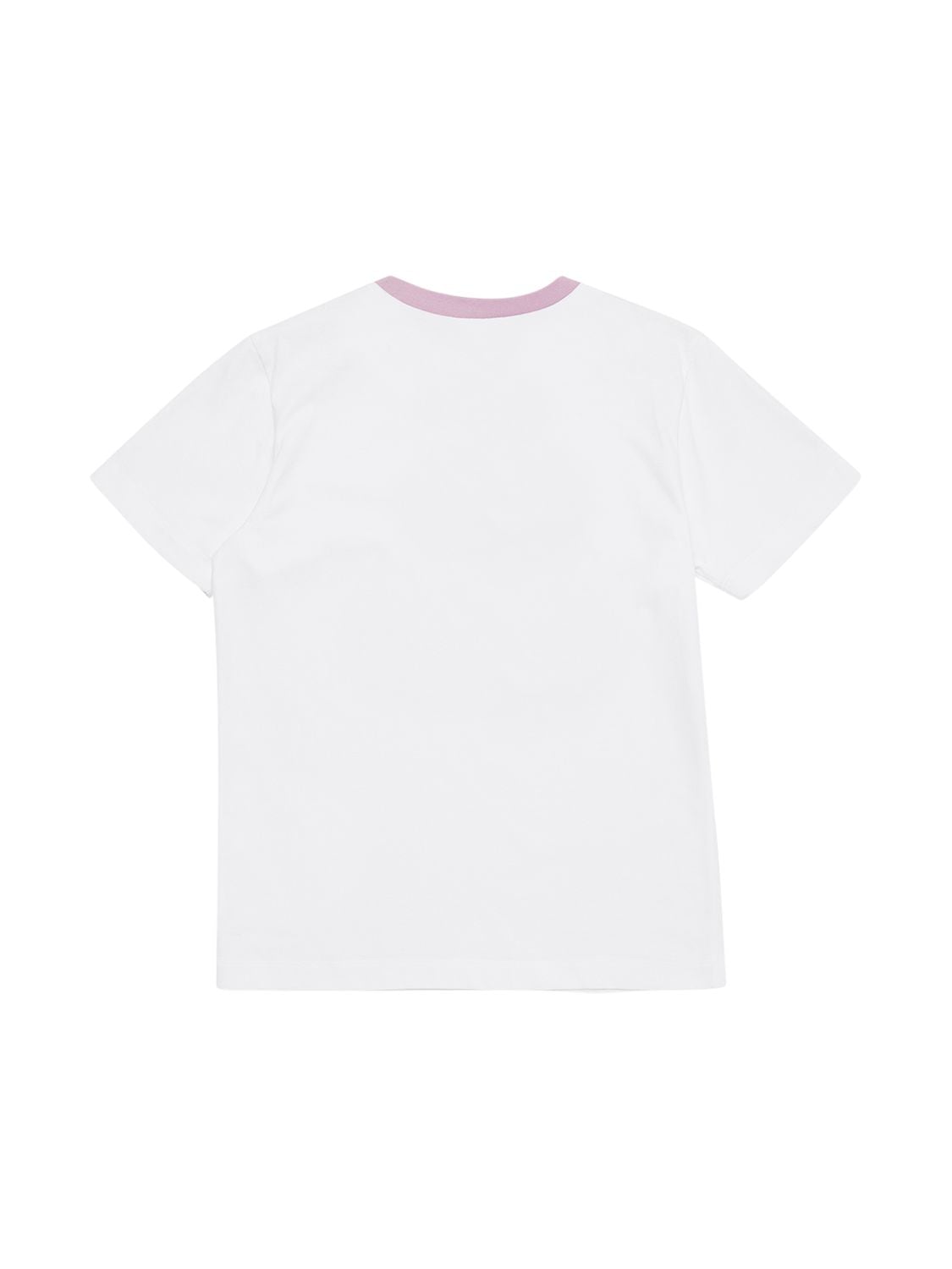 Shop N°21 Logo Print Cotton Jersey T-shirt W/patch In White