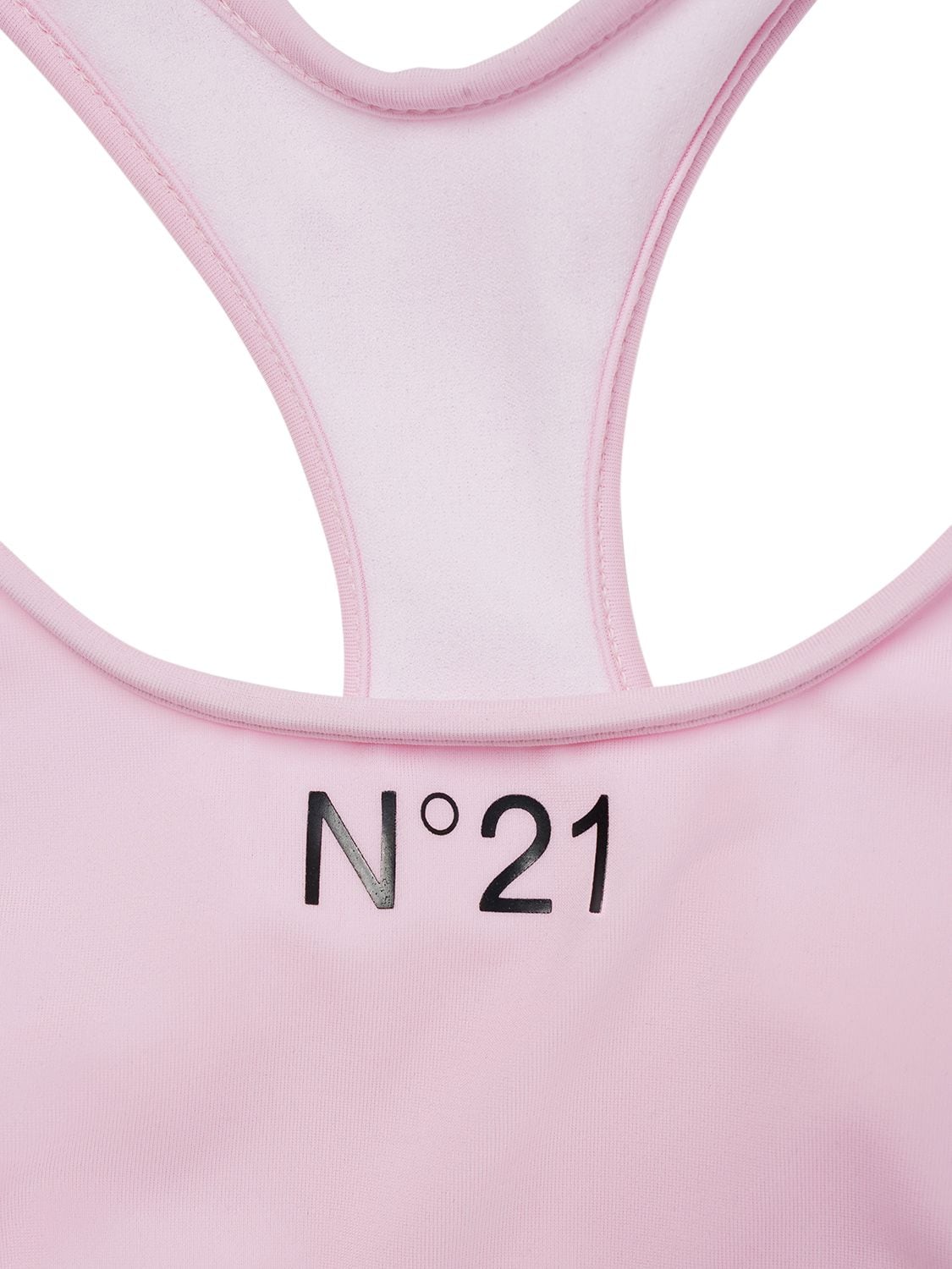 Shop N°21 Logo Print Lycra Bikini In Pink