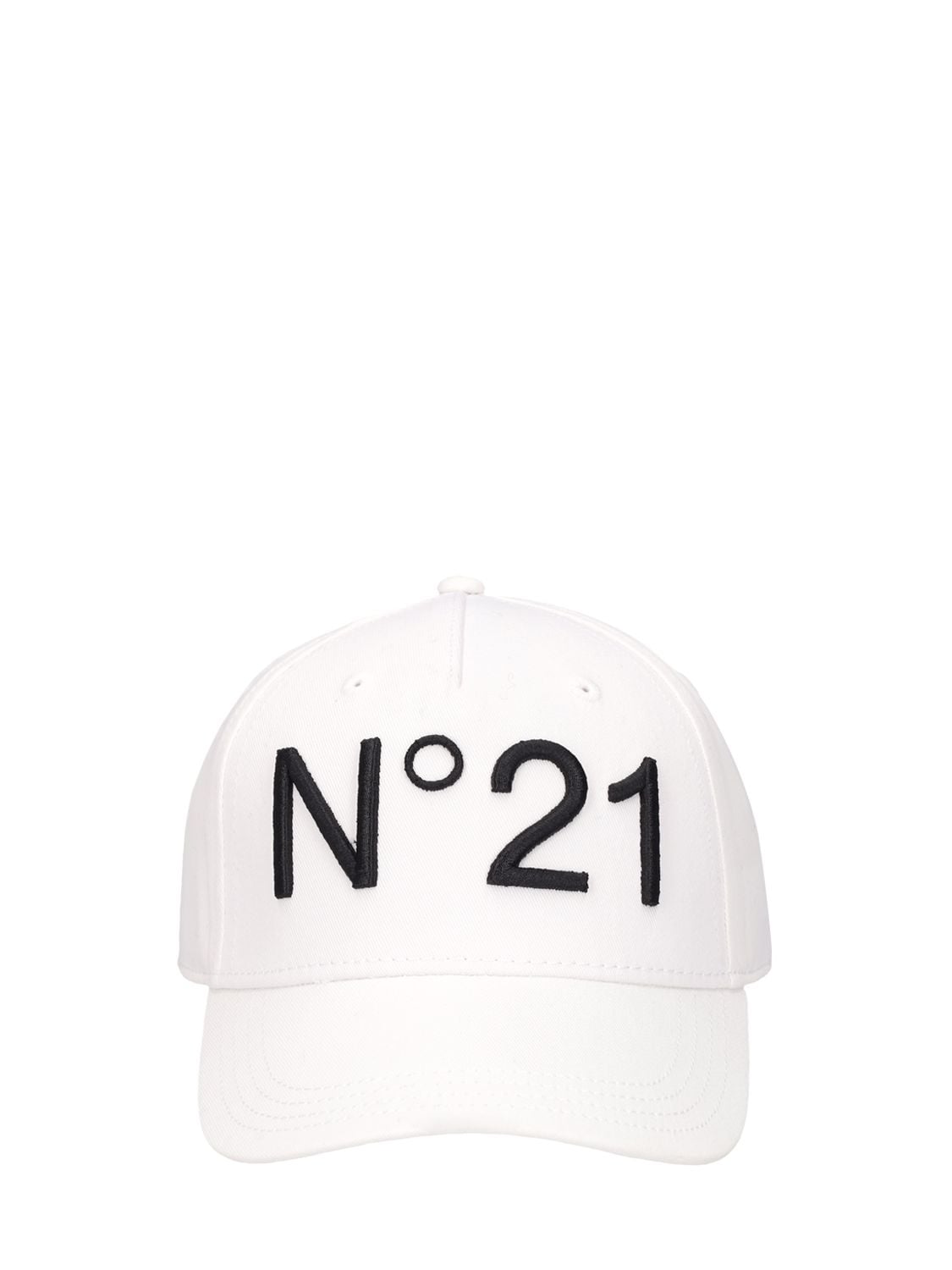 N°21 EMBROIDERED LOGO COTTON BASEBALL CAP