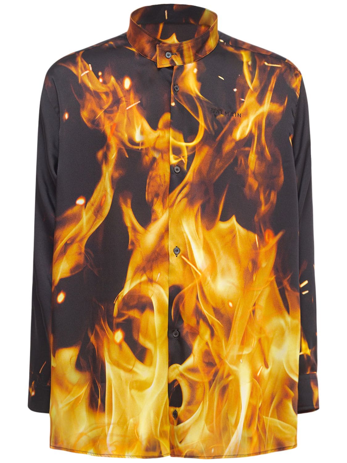 Fire Printed Twill Shirt – MEN > CLOTHING > SHIRTS