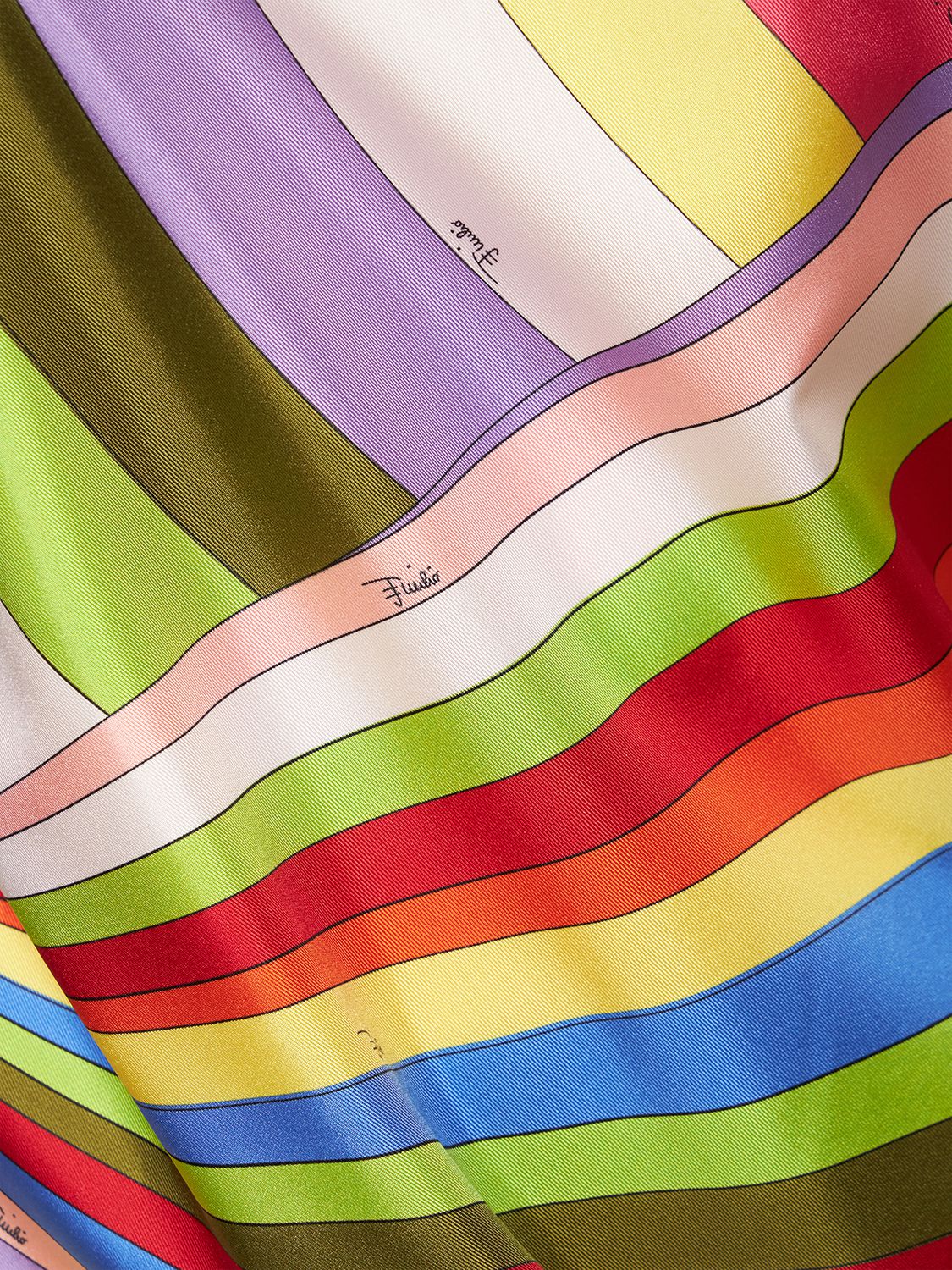 Pucci Se Twill Iride Print Mini Dress In Multicolor