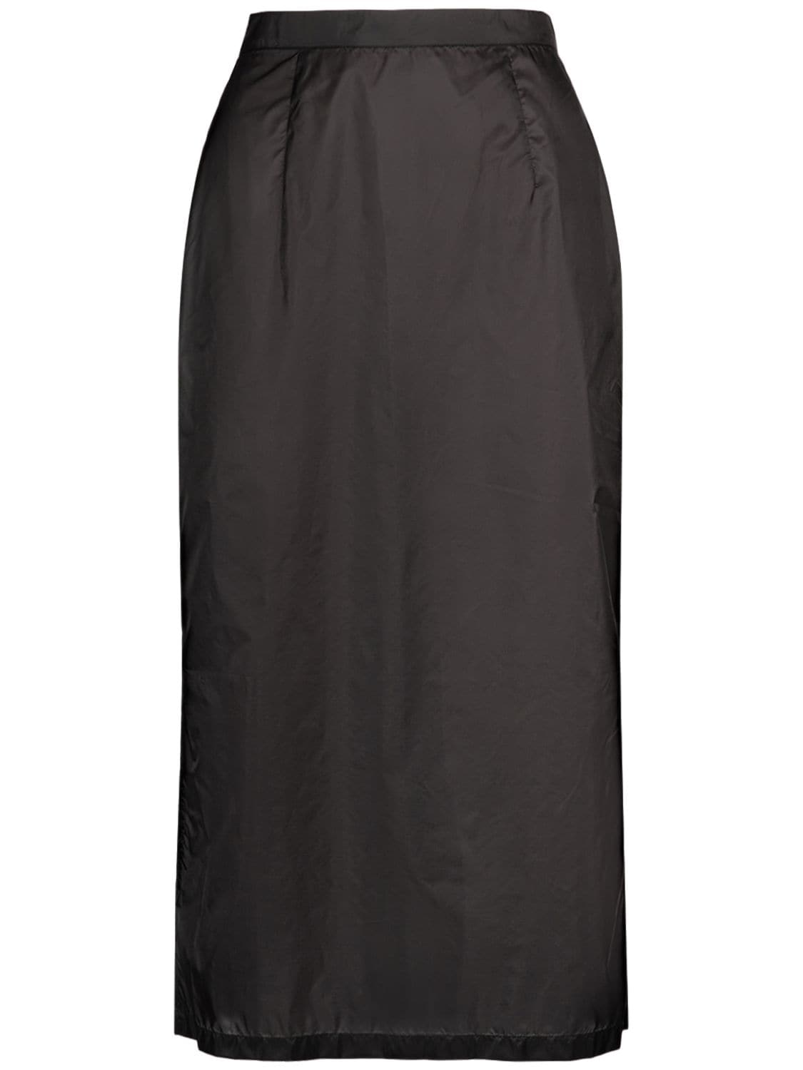 Maison Margiela Sheer Pencil Midi Skirt In Black