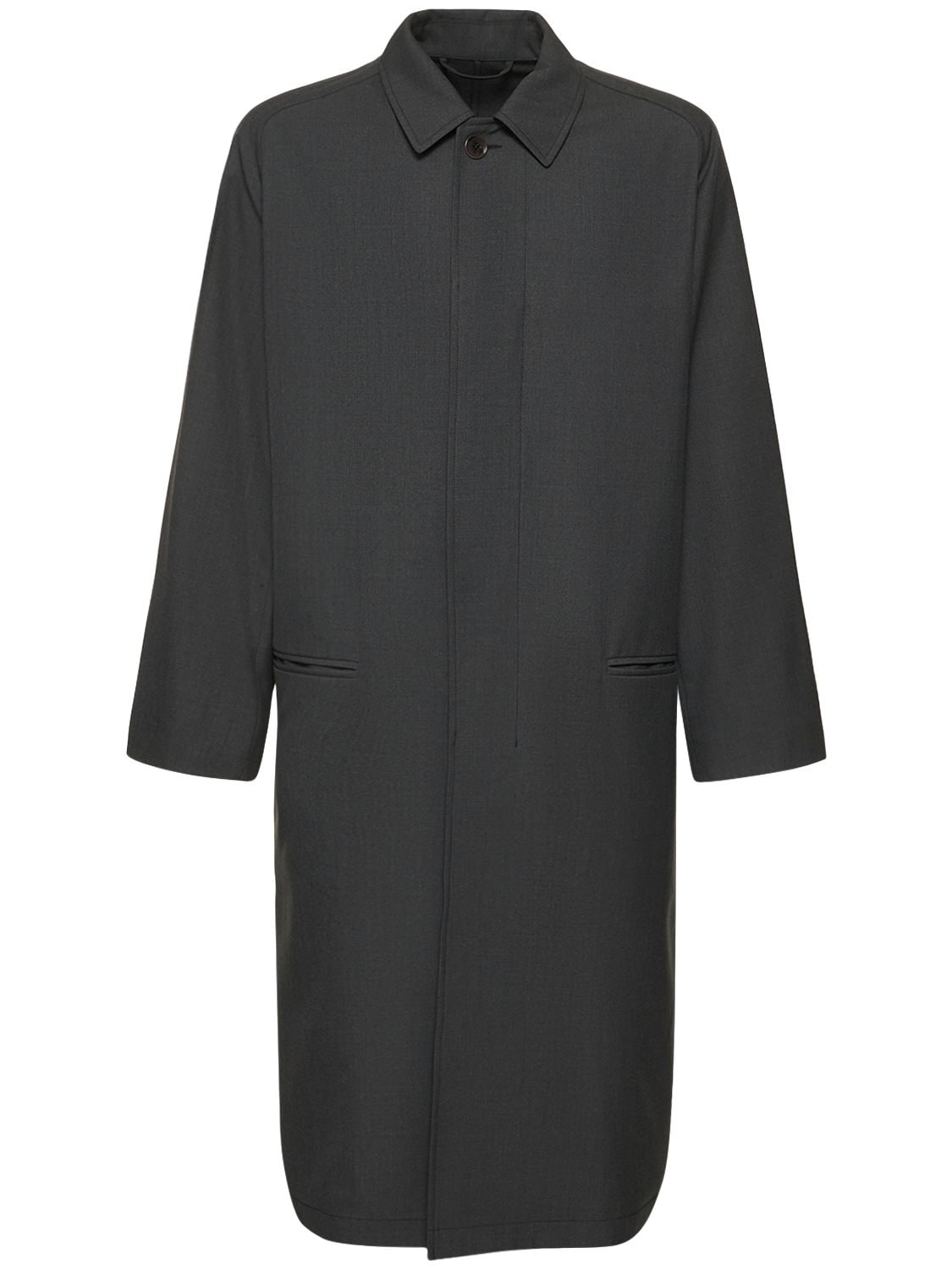 Raglan Long Wool Suit Coat – MEN > CLOTHING > COATS