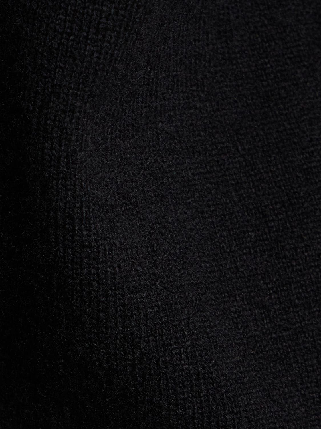 Shop Lemaire Wool Knit Crewneck Sweater In Black