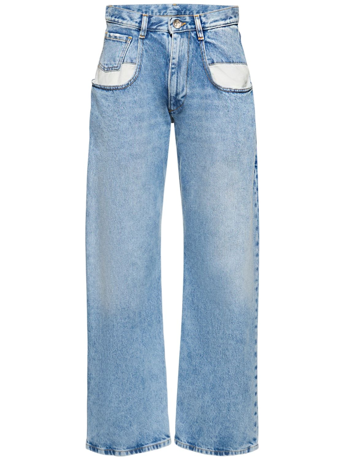 Maison Margiela Straight-leg Jeans In Blue | ModeSens