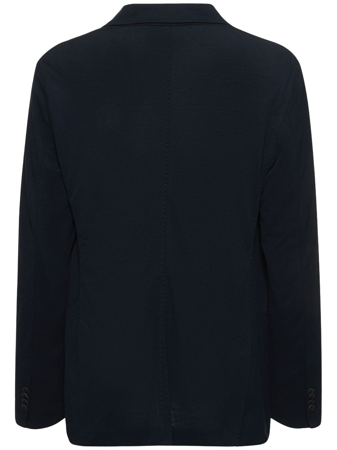 Shop Loro Piana Light Piqué Sweater Jacket In Navy