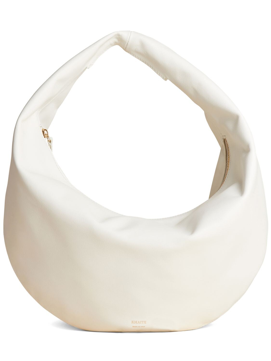 Medium Olivia Leather Hobo Shoulder Bag