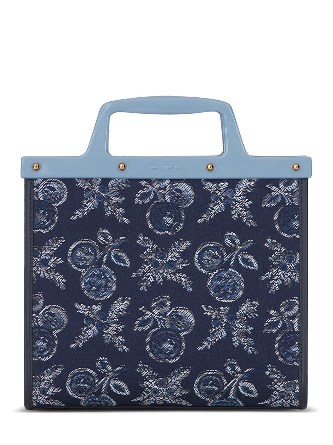 Shop Etro Mini Love Trotter Tote Bag In Blue