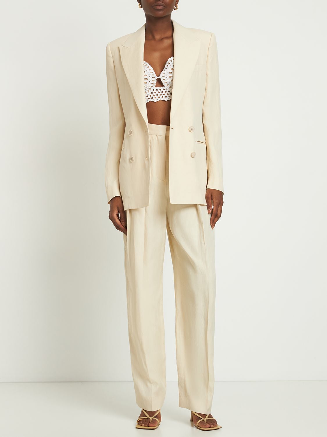 Stella McCartney Linen & Viscose Double Breast Jacket