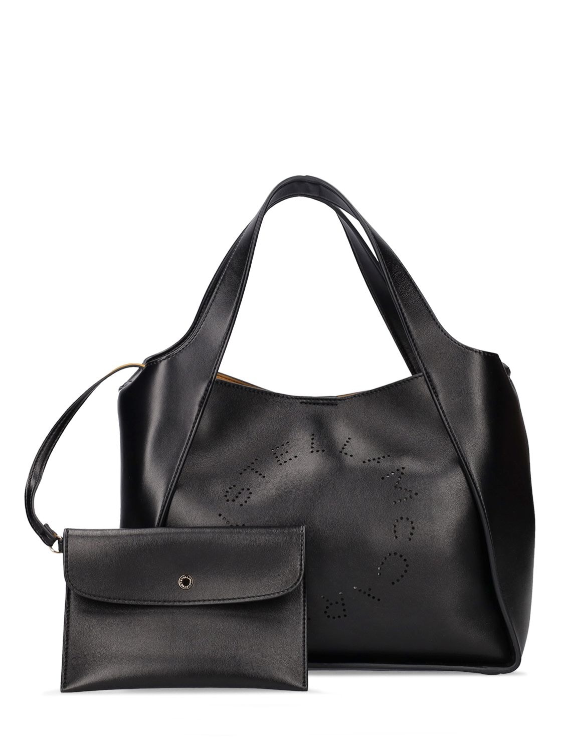 Shop Stella Mccartney Crossbody Tote Bag In Black