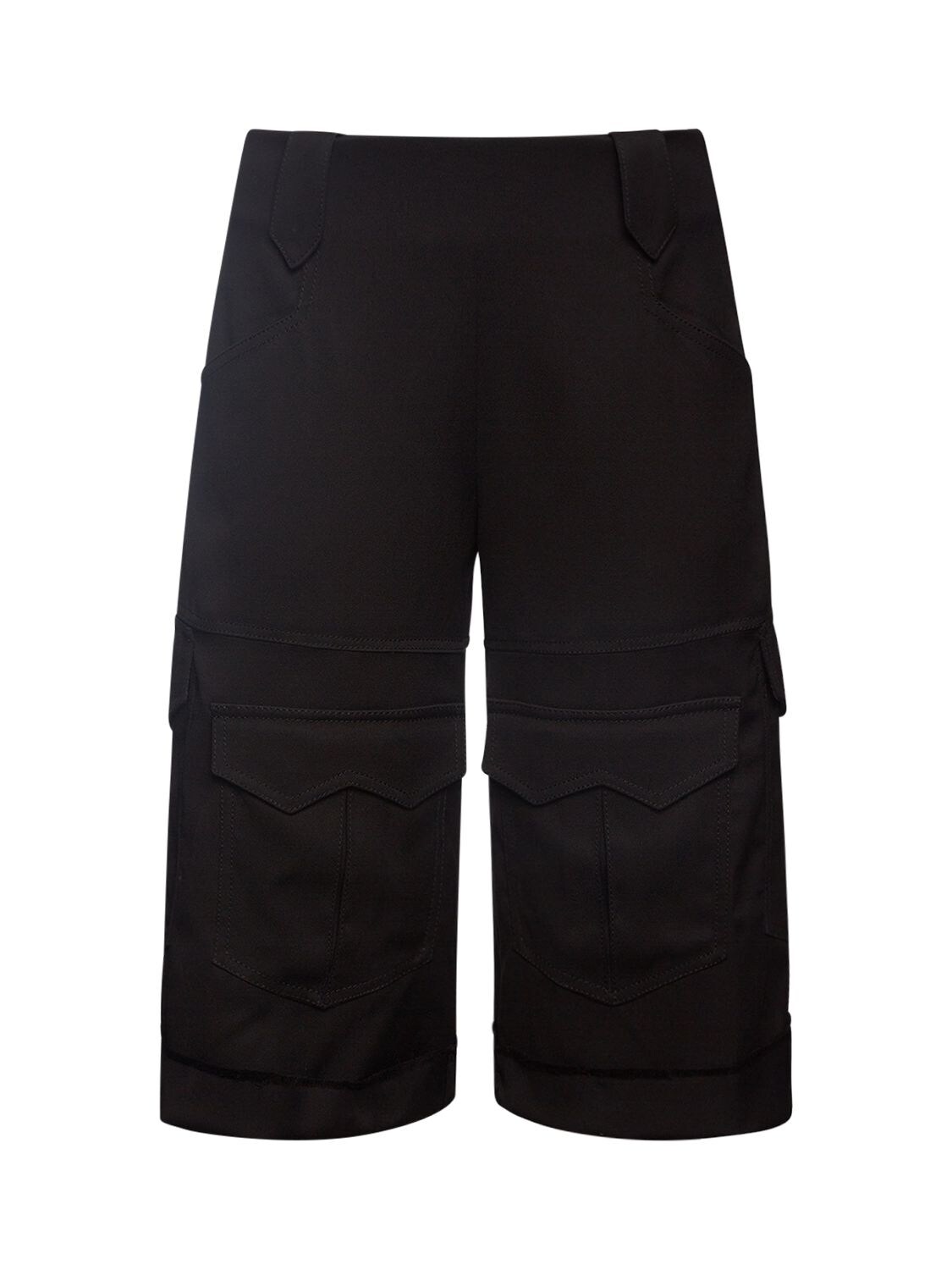 tom-ford-twill-low-waist-cargo-shorts-in-black-modesens