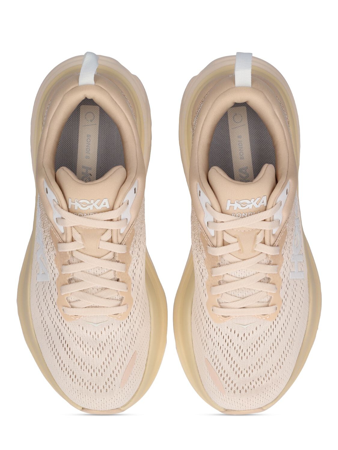 Hoka Bondi 8 Neutral Trainers In Neturals | ModeSens