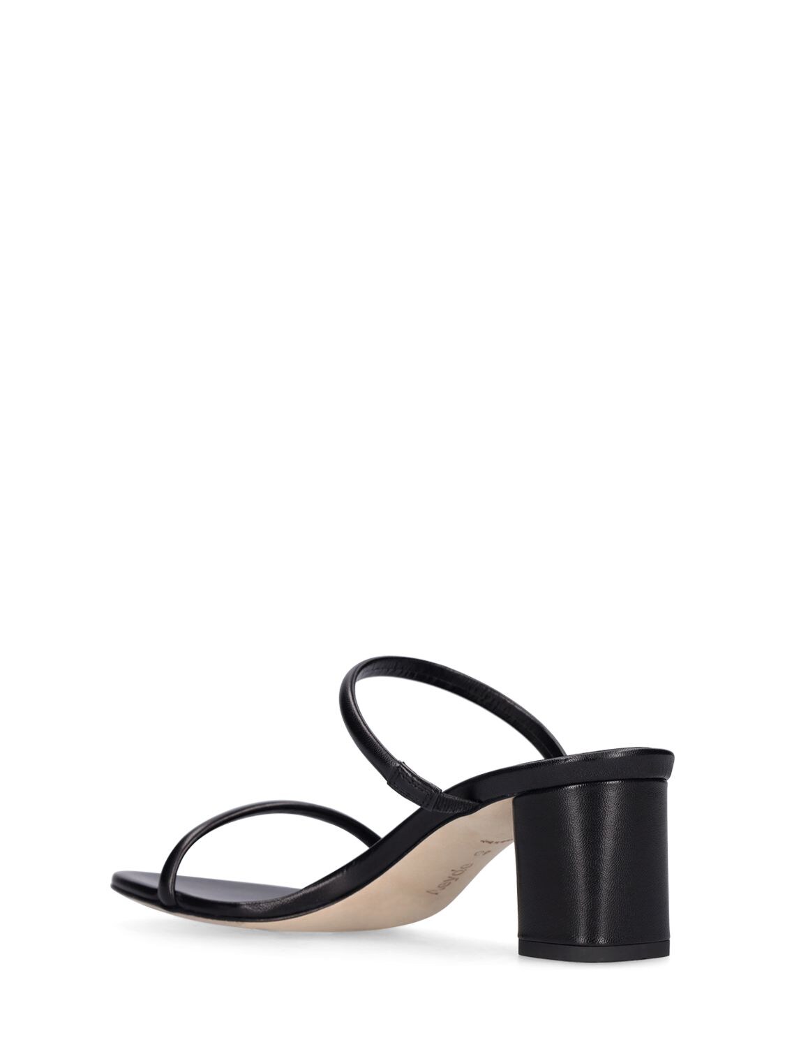 Aeyde Anni 65mm Double-strap Sandals In Black