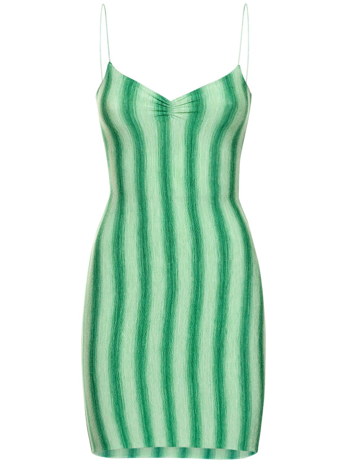 GIMAGUAS SIMI STRIPED VISCOSE MINI DRESS