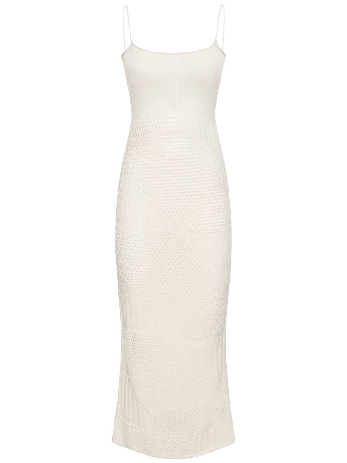 Gimaguas Marula Open-knit Dress In White | ModeSens